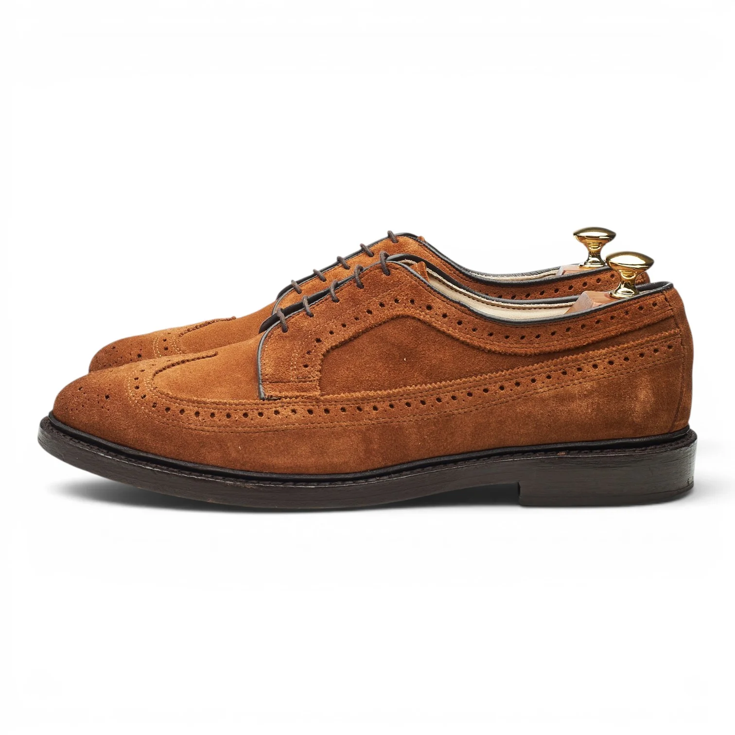 'MacNeil' Snuff Brown Suede Derby Brogues UK 9 US 10 D - Image 3