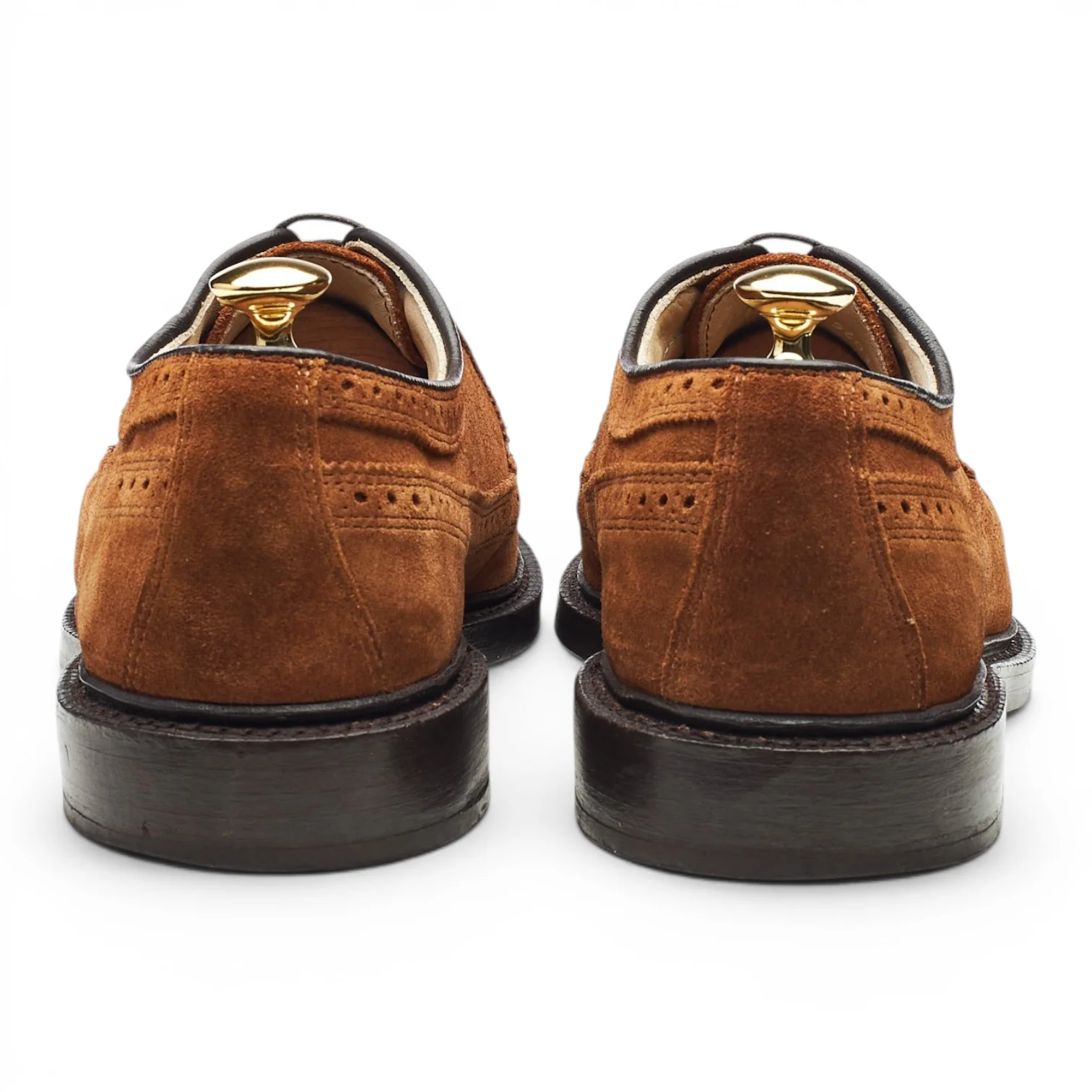 'MacNeil' Snuff Brown Suede Derby Brogues UK 9 US 10 D - Image 4