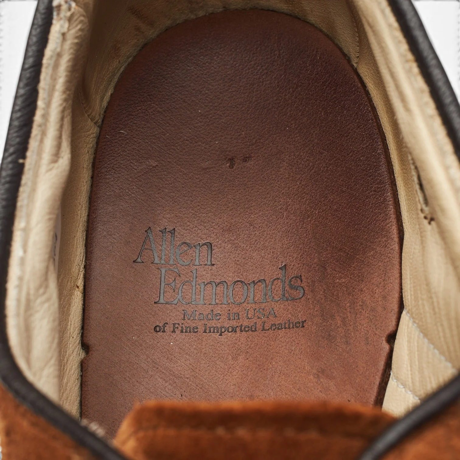 'MacNeil' Snuff Brown Suede Derby Brogues UK 9 US 10 D - Image 6