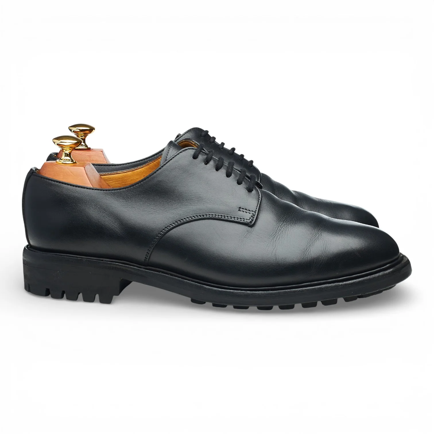 'Maine 2' Black Leather Derby UK 9 FX