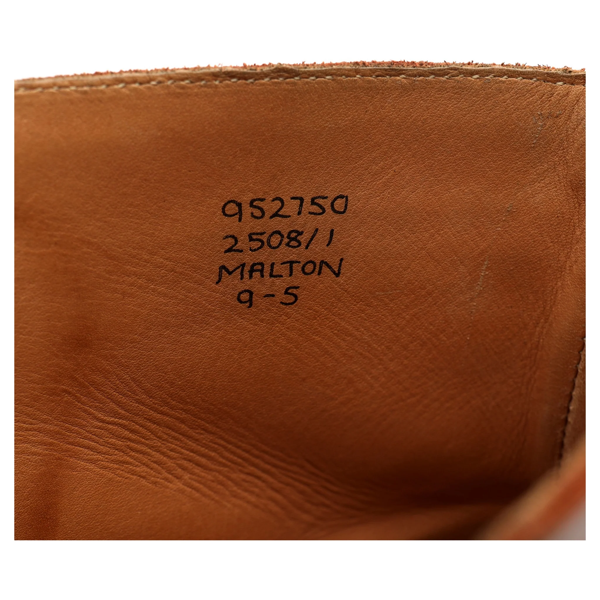 'Malton' Tan Brown Leather Boots UK 9 - Image 13