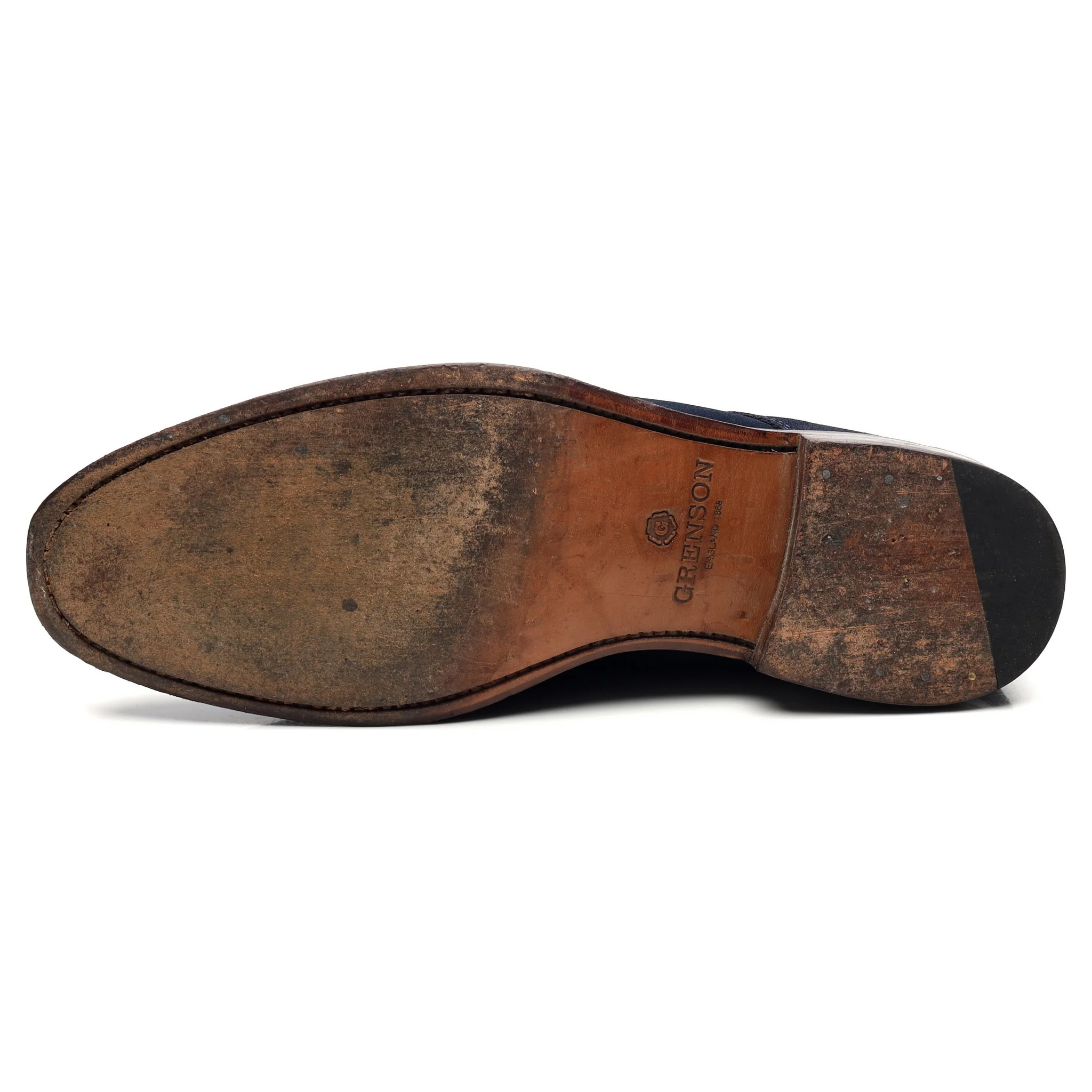 'Marcus' Navy Blue Suede Chukka Boots UK 9 F - Image 10