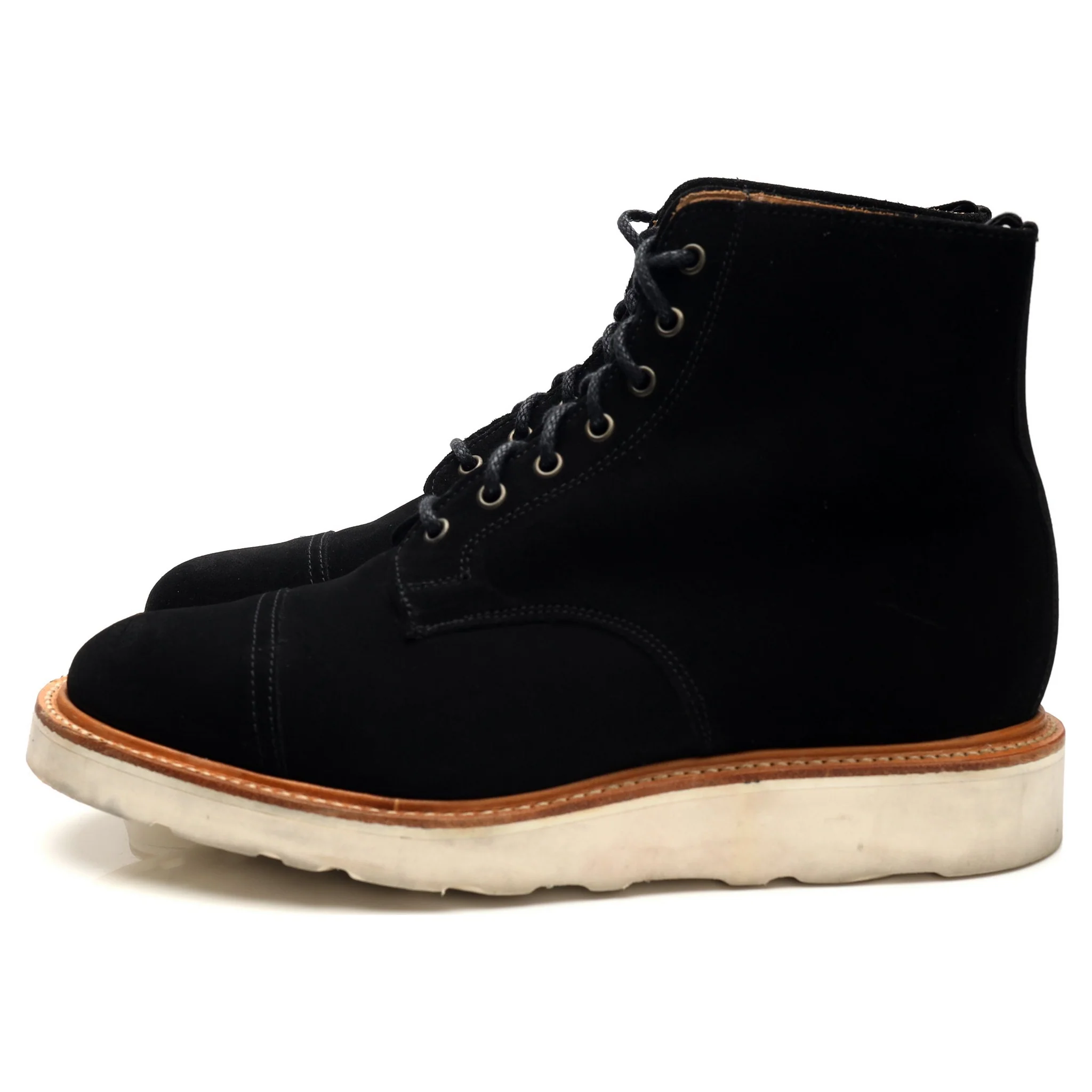 Mark McNairy Black Suede Boots UK 7 - Image 3