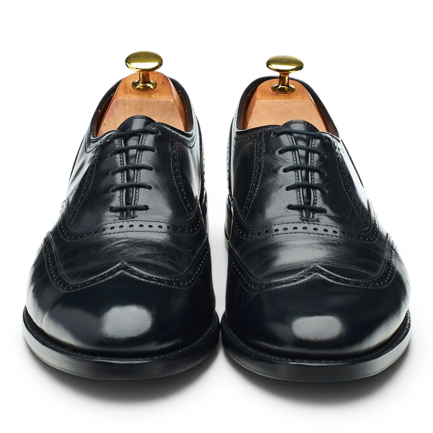 'Marlow' Black Leather Oxford Brogues UK 9.5 US 10.5 B - Image 2