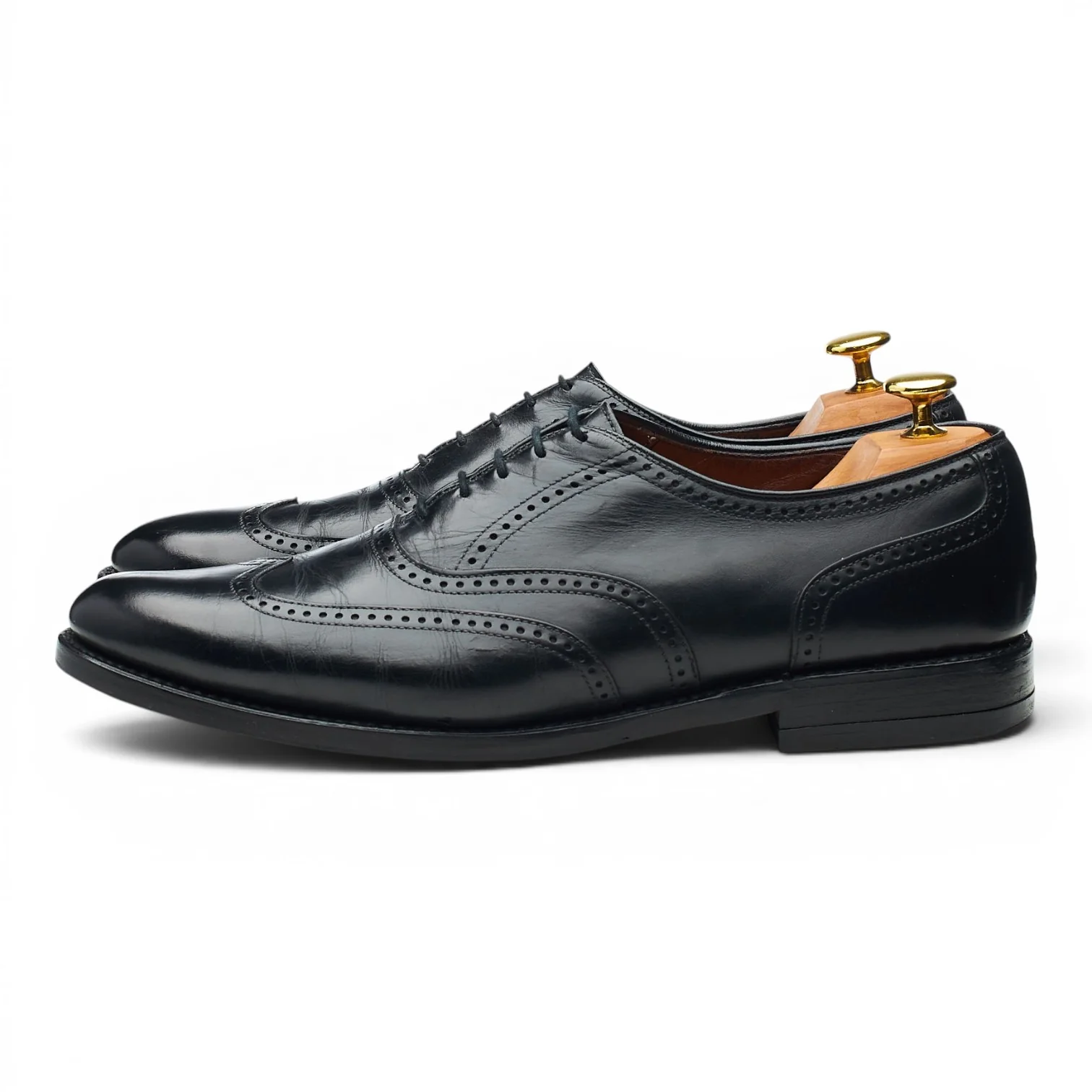 'Marlow' Black Leather Oxford Brogues UK 9.5 US 10.5 B - Image 3