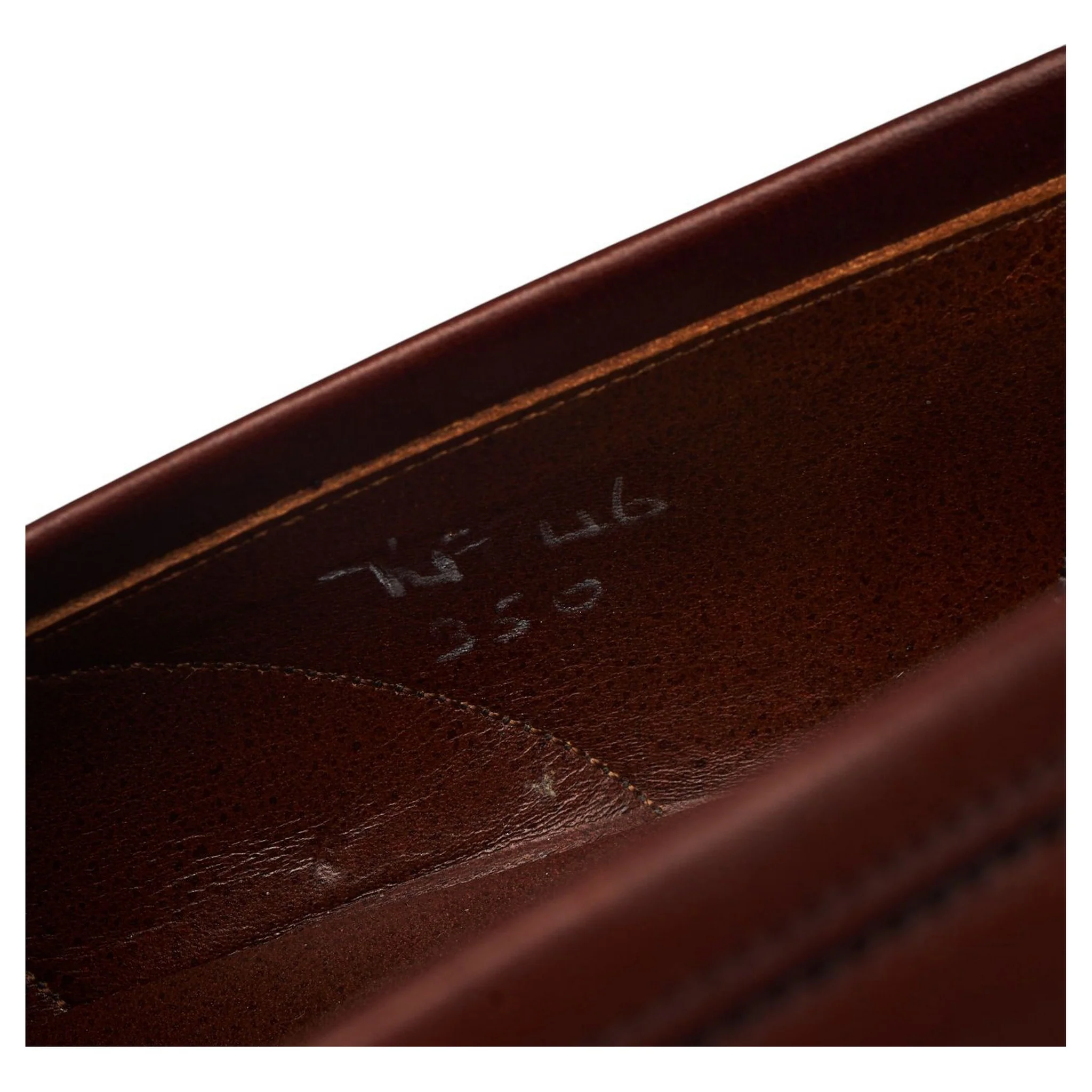 Masterclass Brown Leather Brogue Loafers UK 7.5 F - Image 7