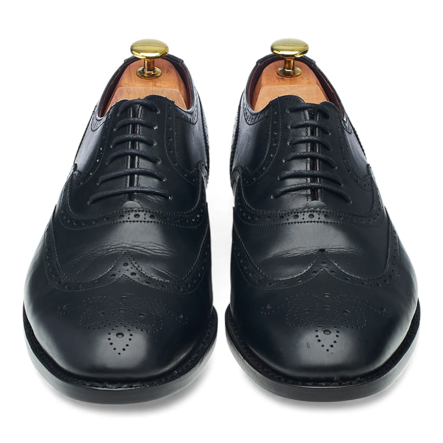 Masterclass 'Brunel' Black Leather Oxford Brogues UK 8.5 F - Image 2