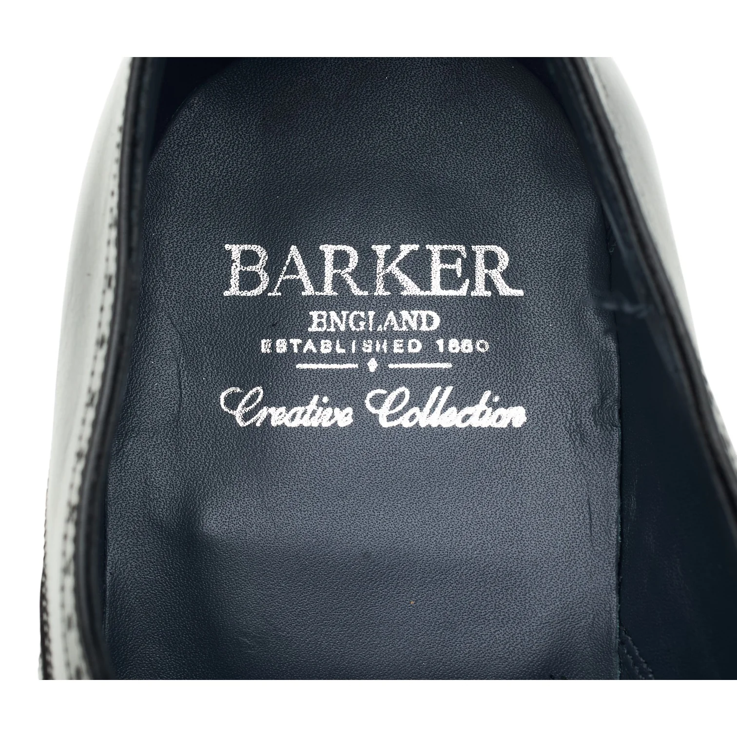 'Matt' Black Leather Derby Brogues UK 9.5 F - Image 6