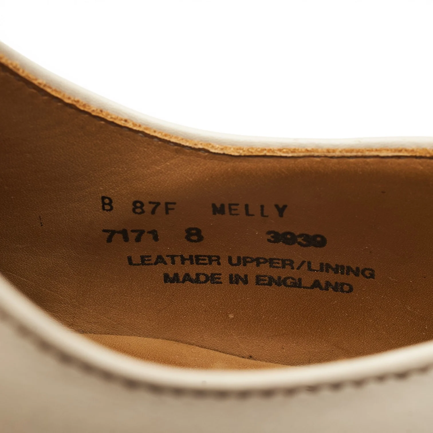 'Melly' Dark Brown & Cream Leather Oxford Spectator Brogues UK 8 F - Image 7
