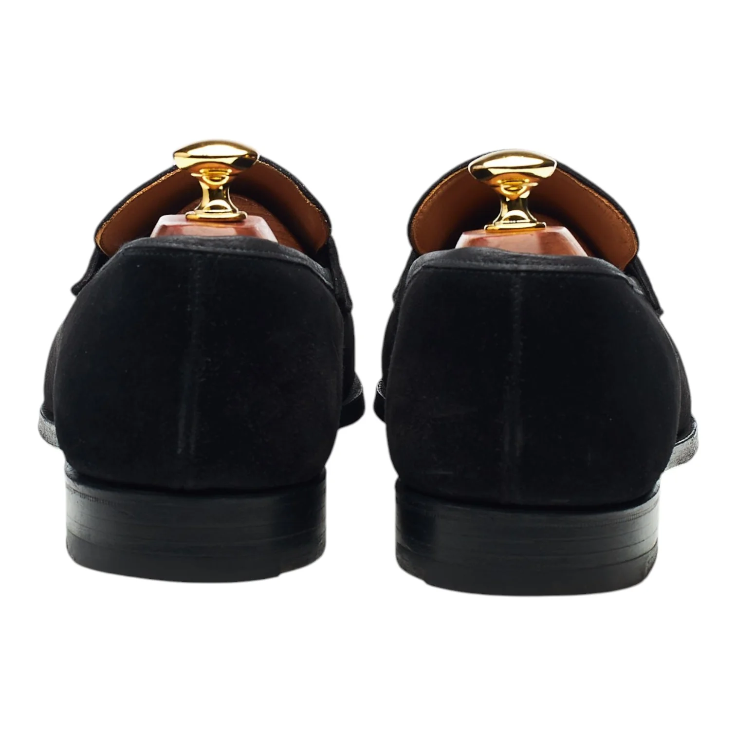 'Merton' Black Suede Loafers UK 9.5 E - Image 4