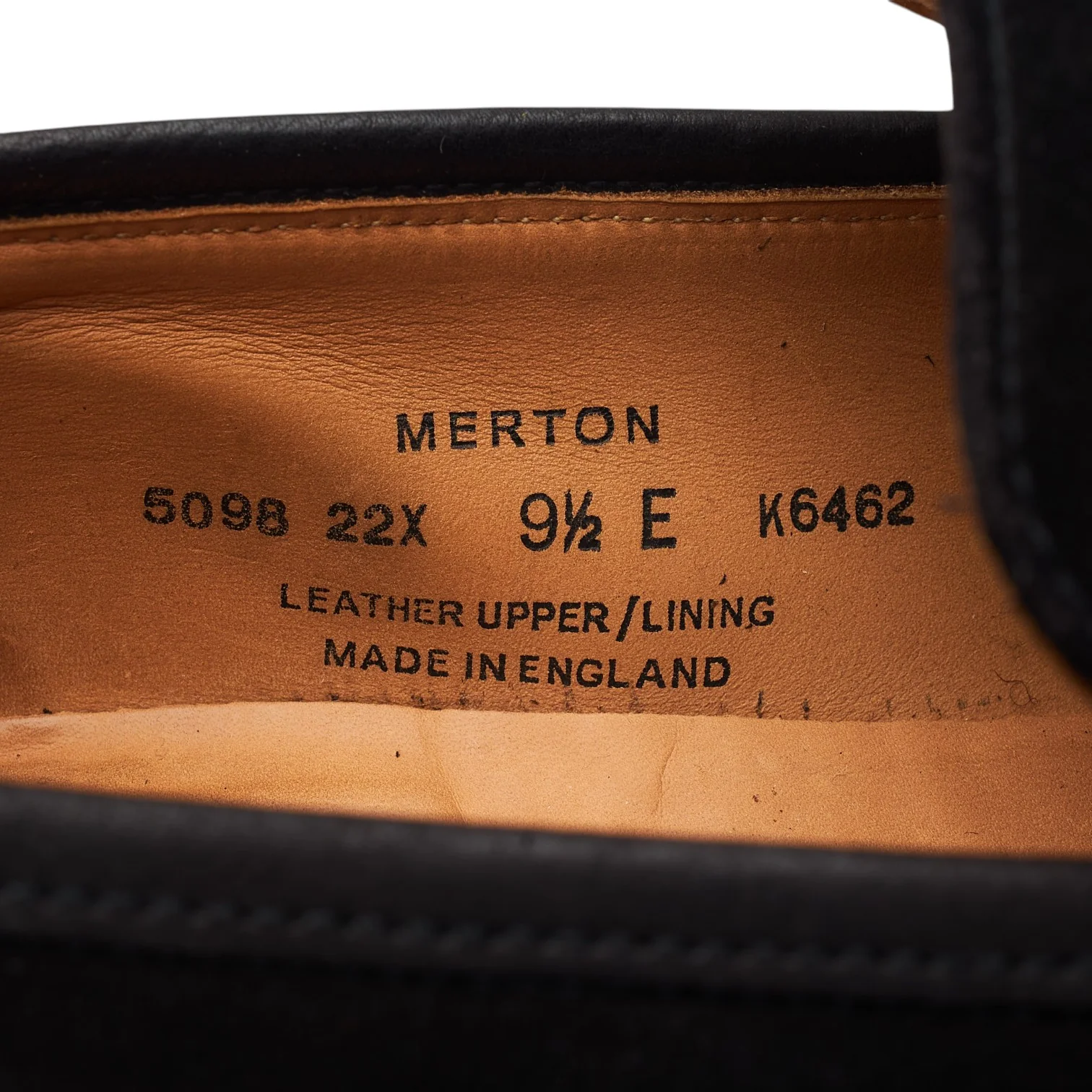 'Merton' Black Suede Loafers UK 9.5 E - Image 7