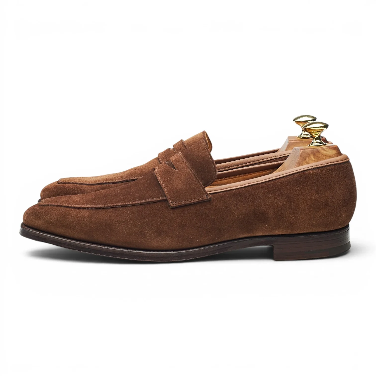 'Merton' Brown Suede Loafers UK 7.5 E - Image 3