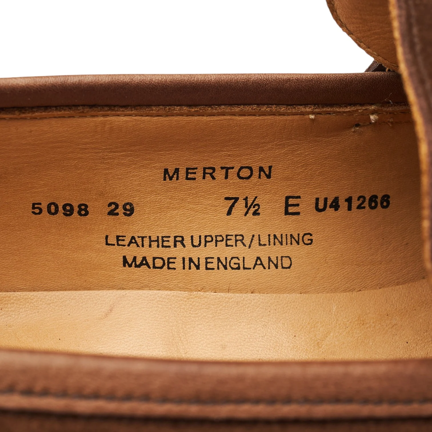 'Merton' Brown Suede Loafers UK 7.5 E - Image 7