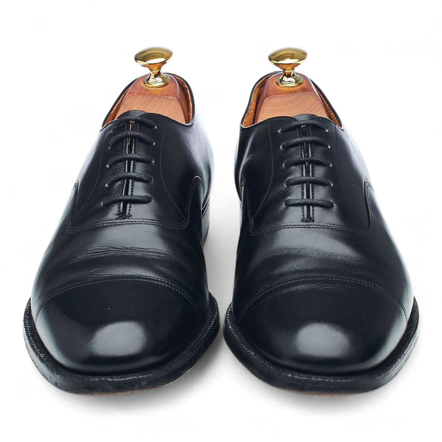 'Messenger' Black Leather Oxford UK 6.5 H - Image 2