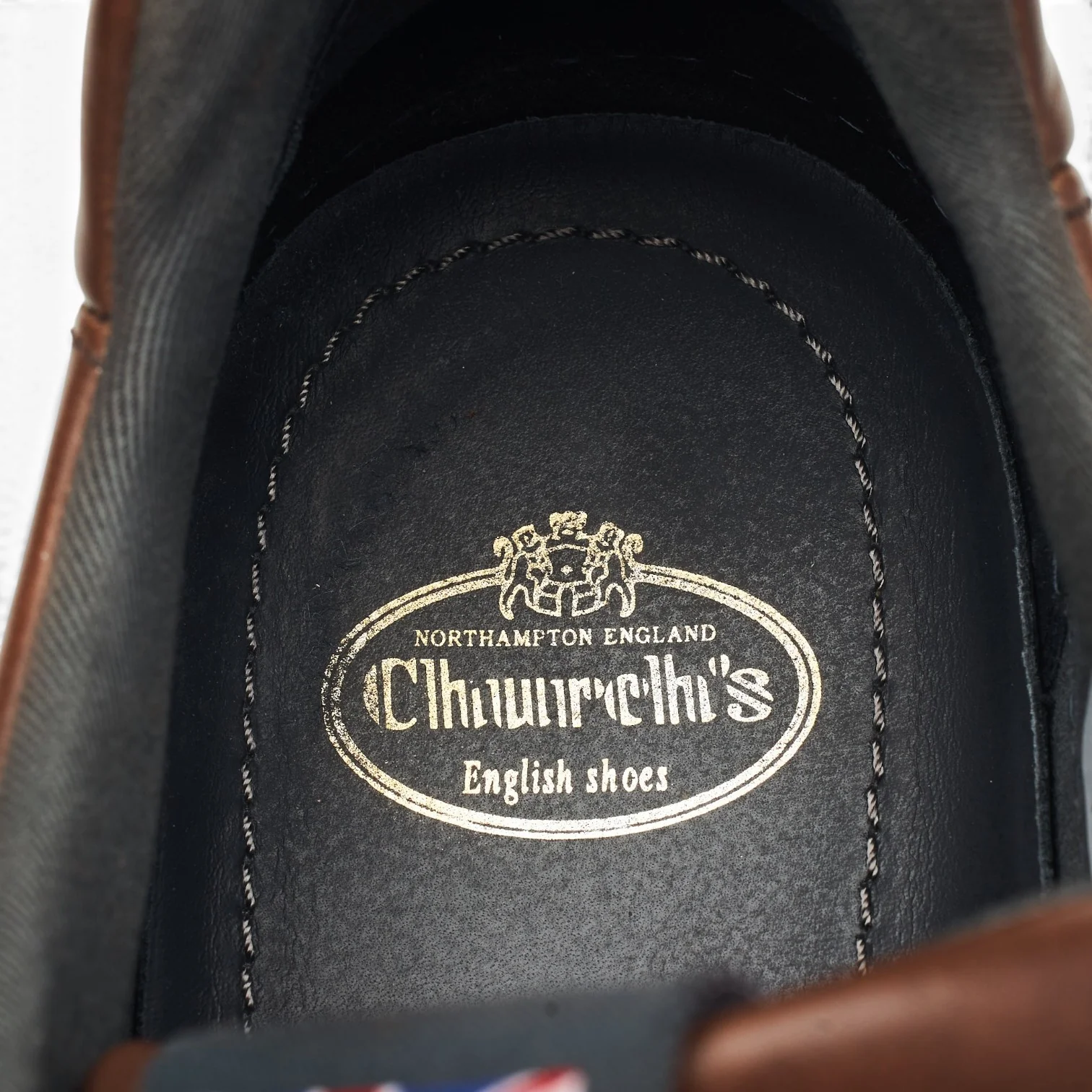 'Mirfield 2' Brown Leather Sneakers UK 8 - Image 6