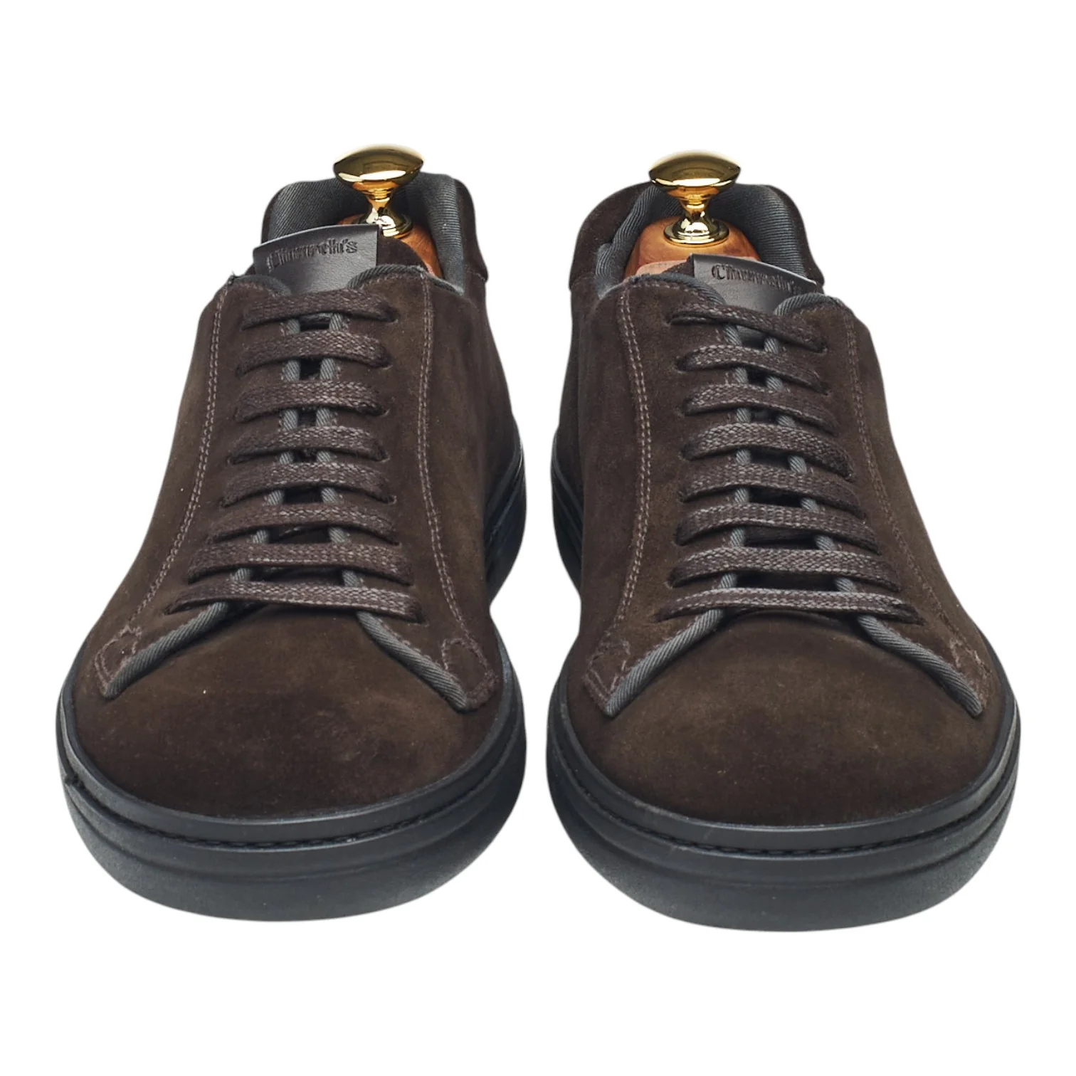 'Mirfield' Dark Brown Suede Sneakers UK 6.5 - Image 2