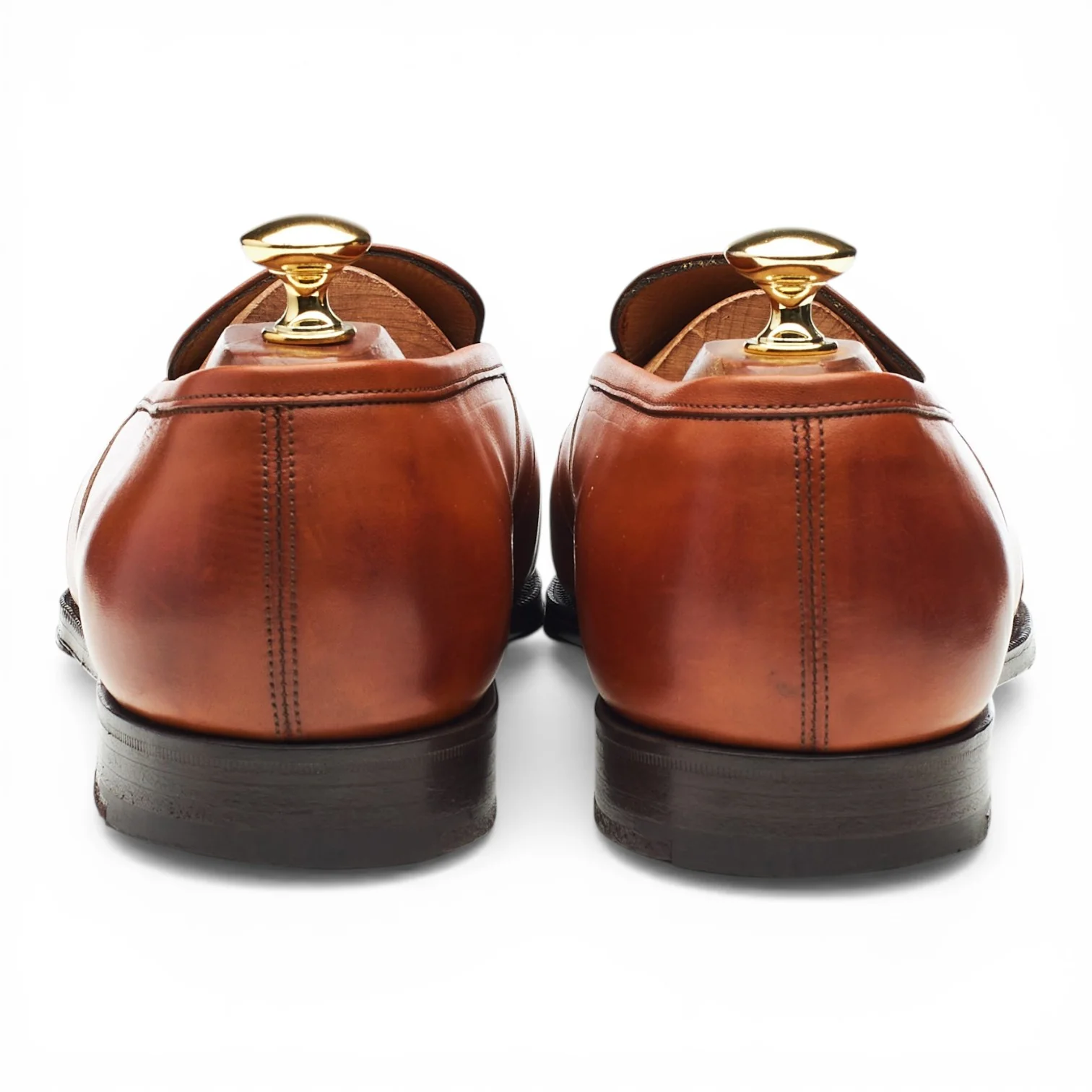 'Montpellier III' Tan Brown Leather Loafers UK 9.5 E - Image 4