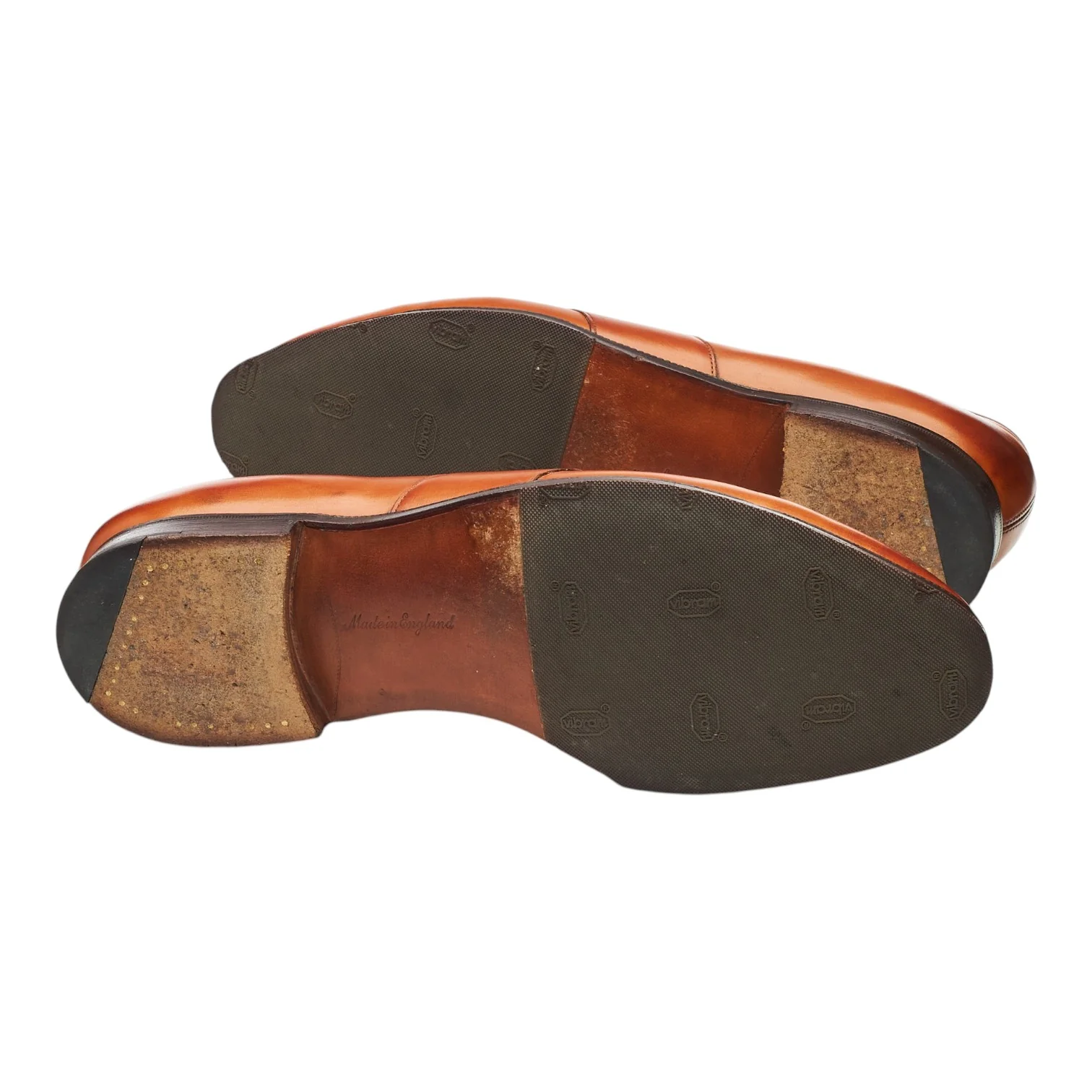 'Montpellier III' Tan Brown Leather Loafers UK 9.5 E - Image 5