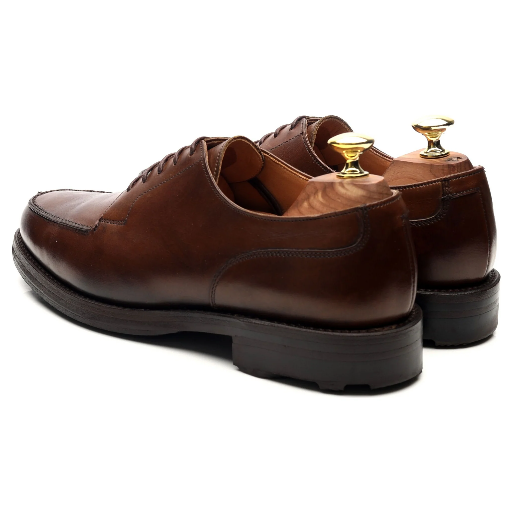 'Moreton' Dark Brown Leather Split Toe Derby UK 7 E - Image 3