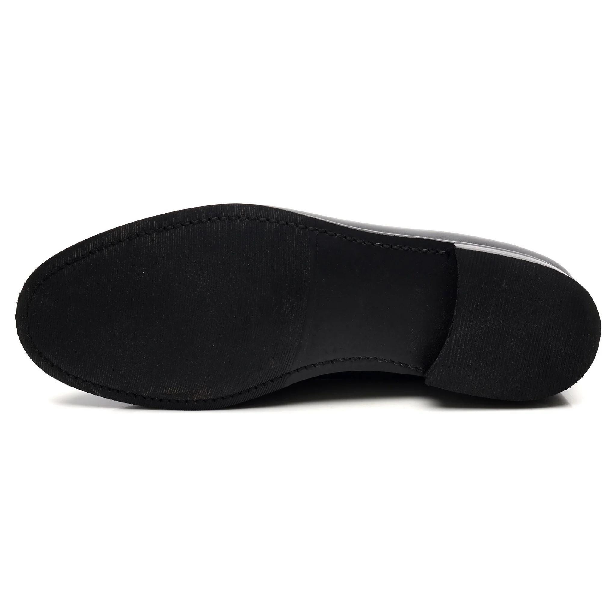 Black Leather Loafers UK 7.5 - Image 10