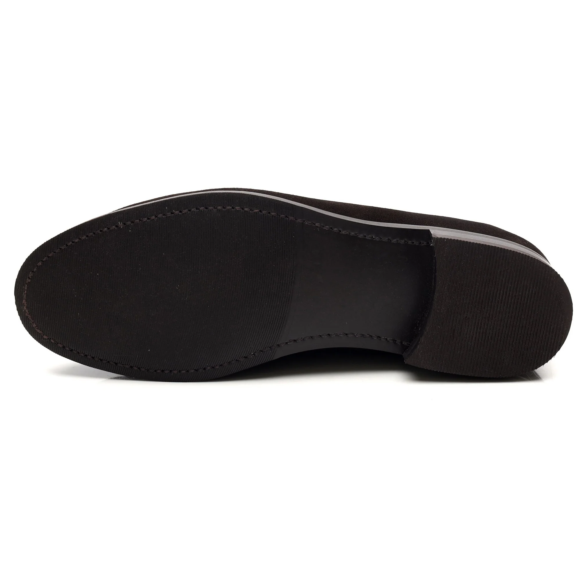 Dark Brown Suede Tassel Loafers UK 7.5 - Image 10