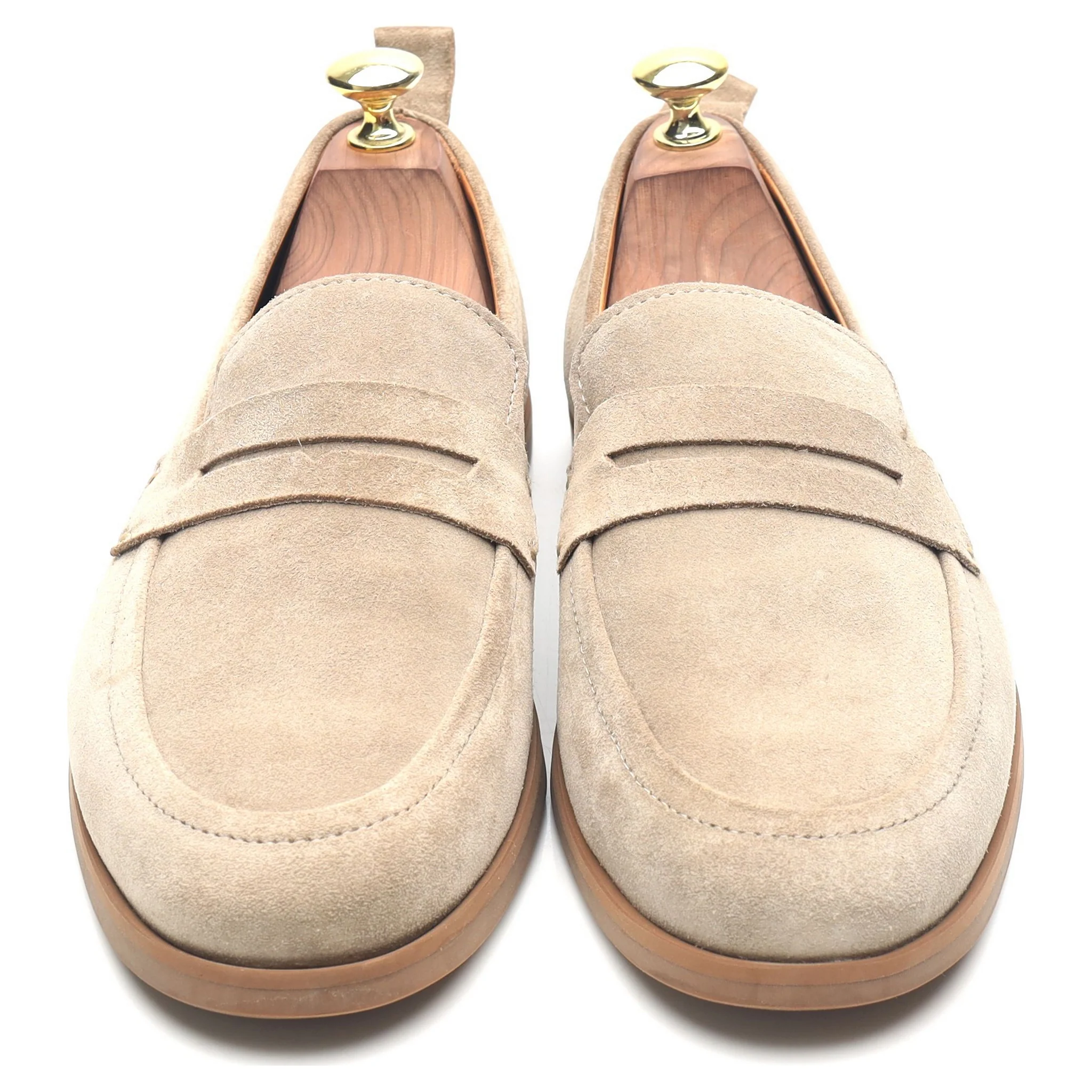 Beige Suede Loafers UK 7.5 - Image 9