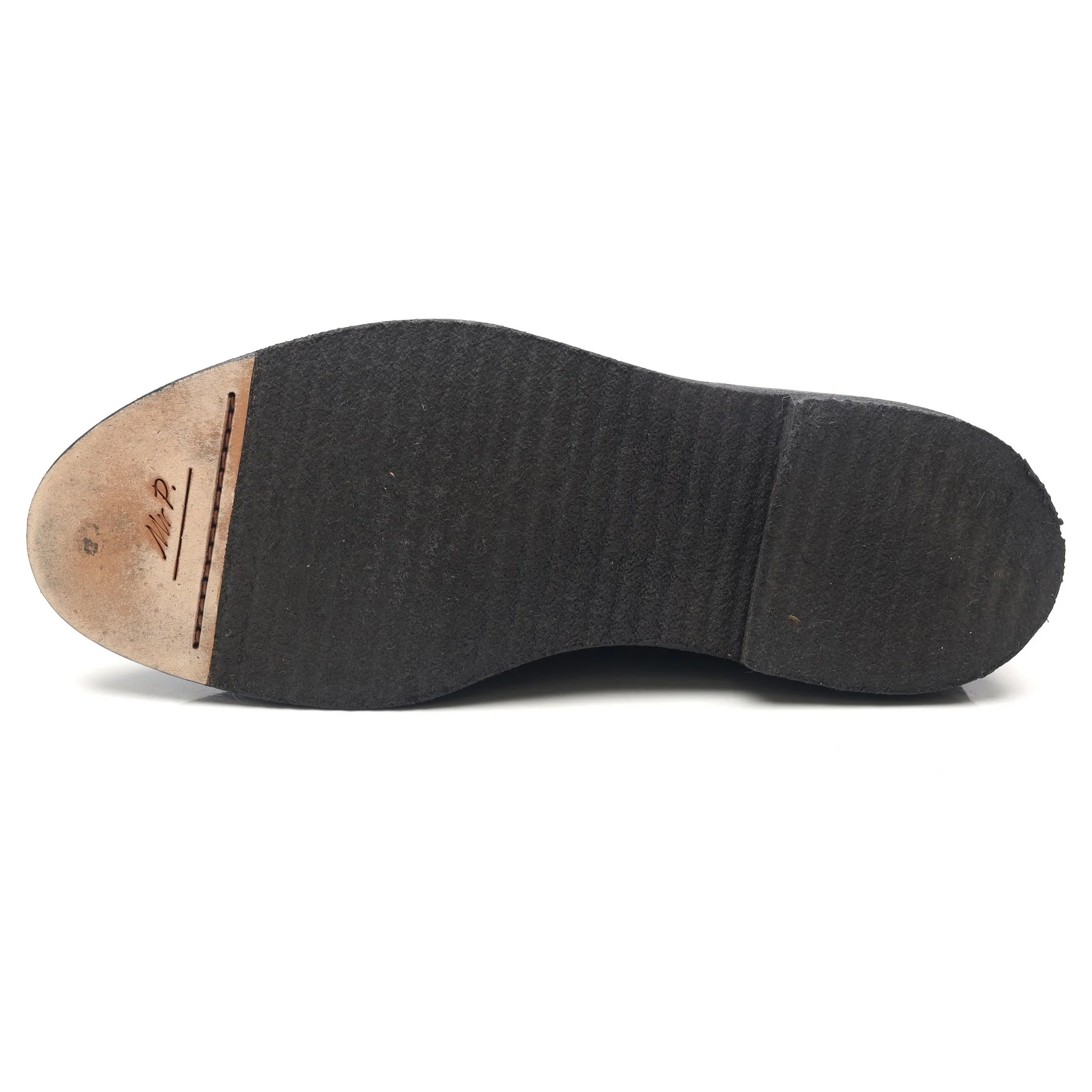 Navy Blue Suede Chukka Boots UK 8.5 - Image 10