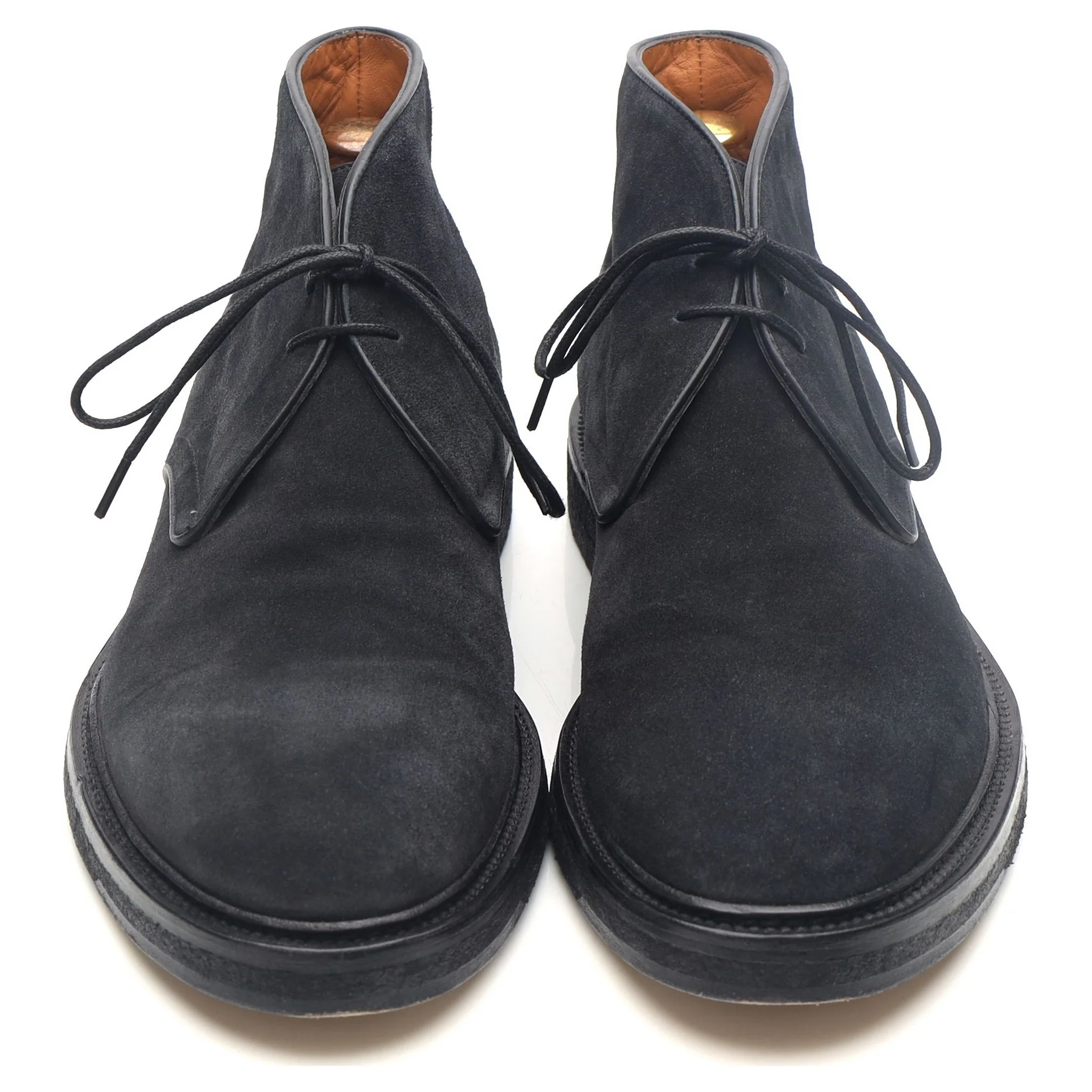 Navy Blue Suede Chukka Boots UK 8.5 - Image 9