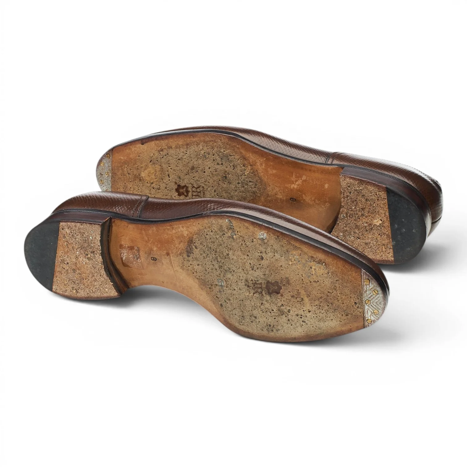 MTO '135 Artista' Dark Brown Grain Leather Split Toe Derby UK 8 F - Image 6