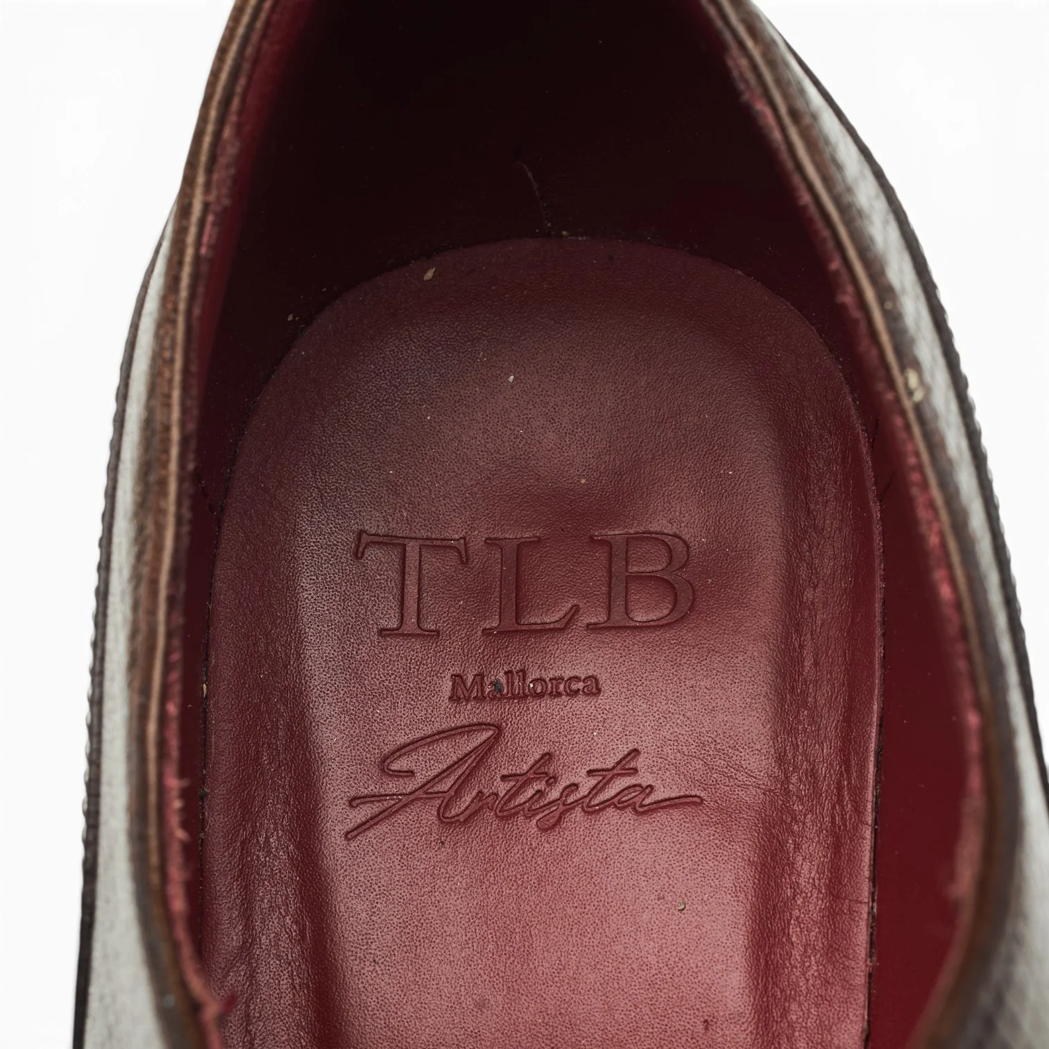 MTO '135 Artista' Dark Brown Grain Leather Split Toe Derby UK 8 F - Image 7