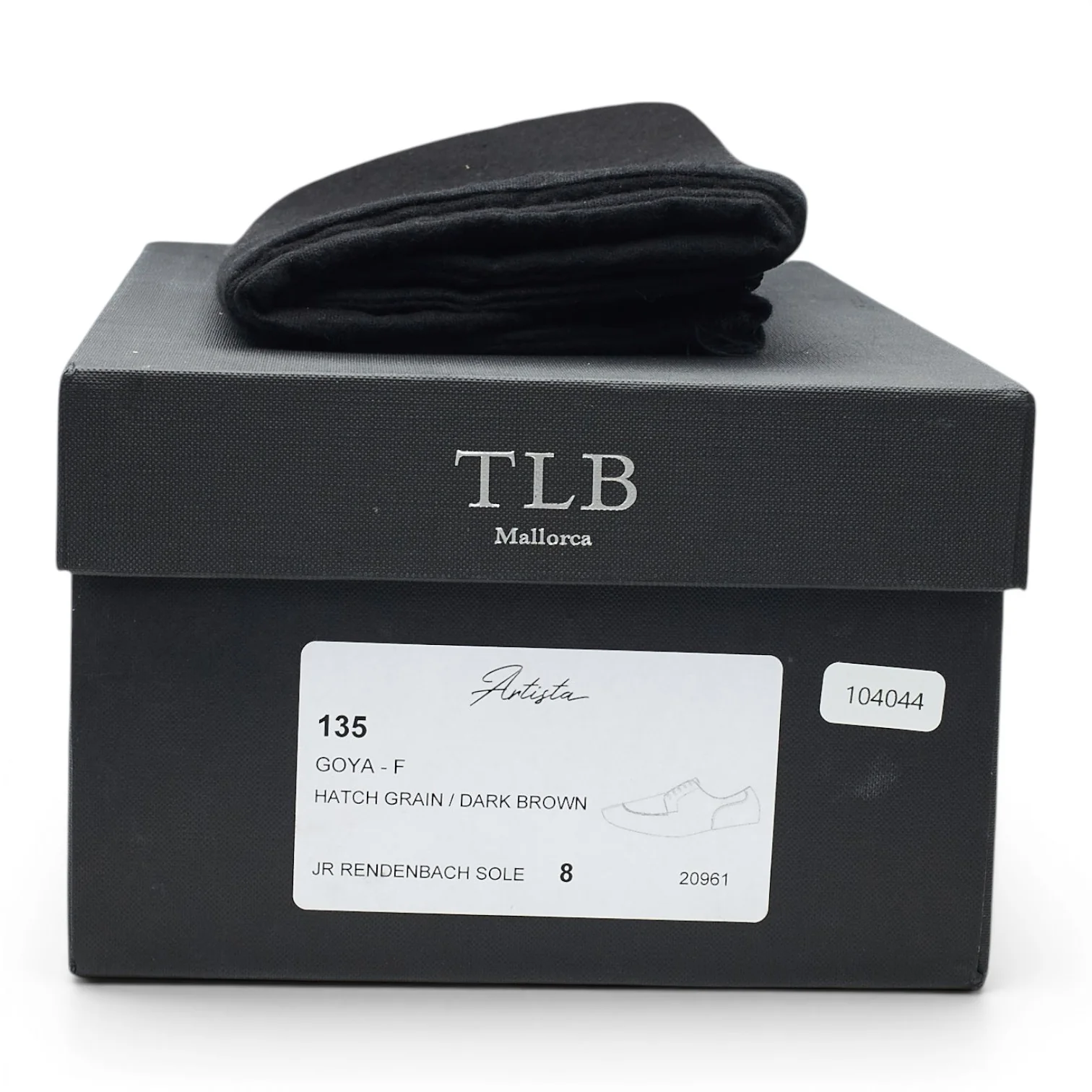 MTO '135 Artista' Dark Brown Grain Leather Split Toe Derby UK 8 F - Image 9