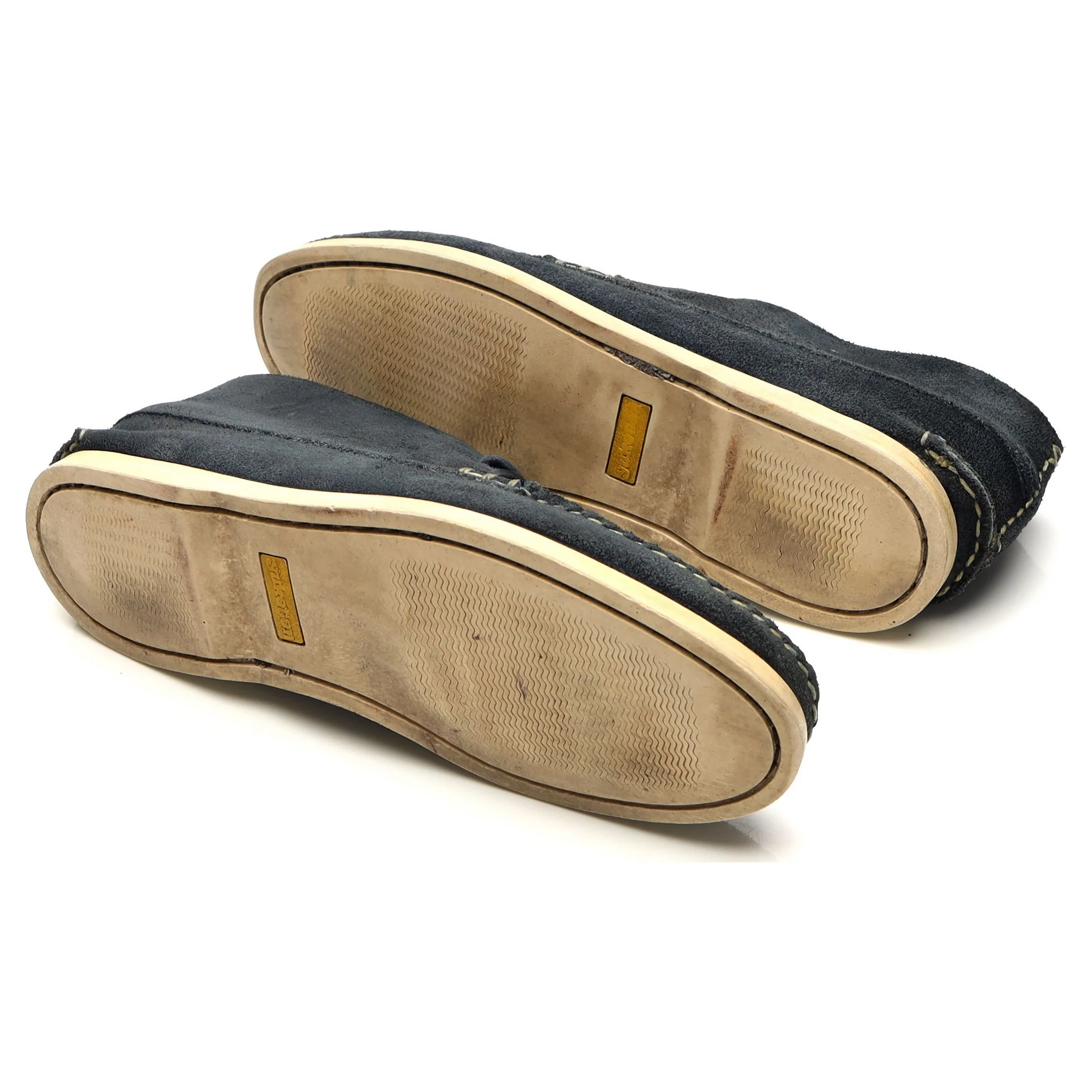Navy Blue Suede Handsewn Chukka Boots UK 7 US 8 - Image 5