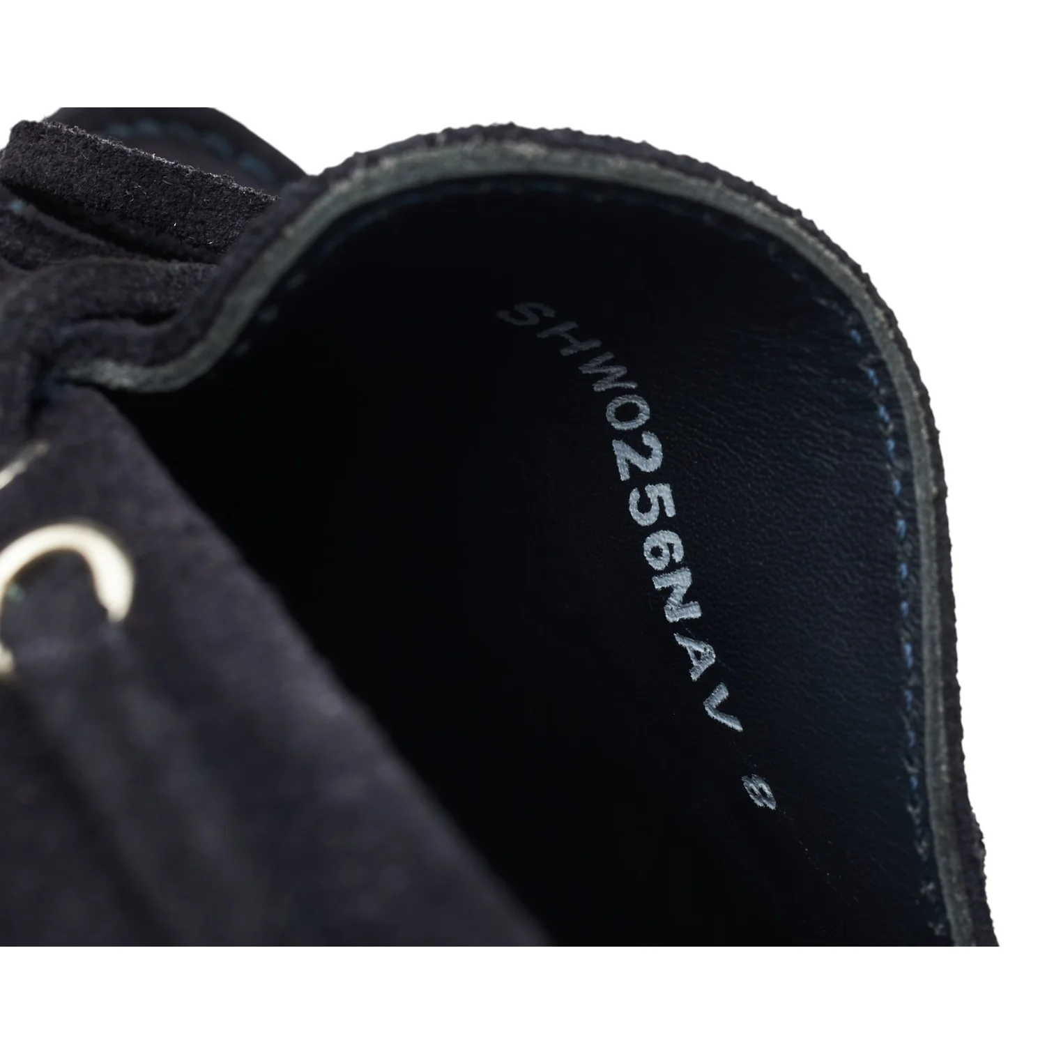 Navy Blue Suede Driving Loafers UK 8 - Image 7