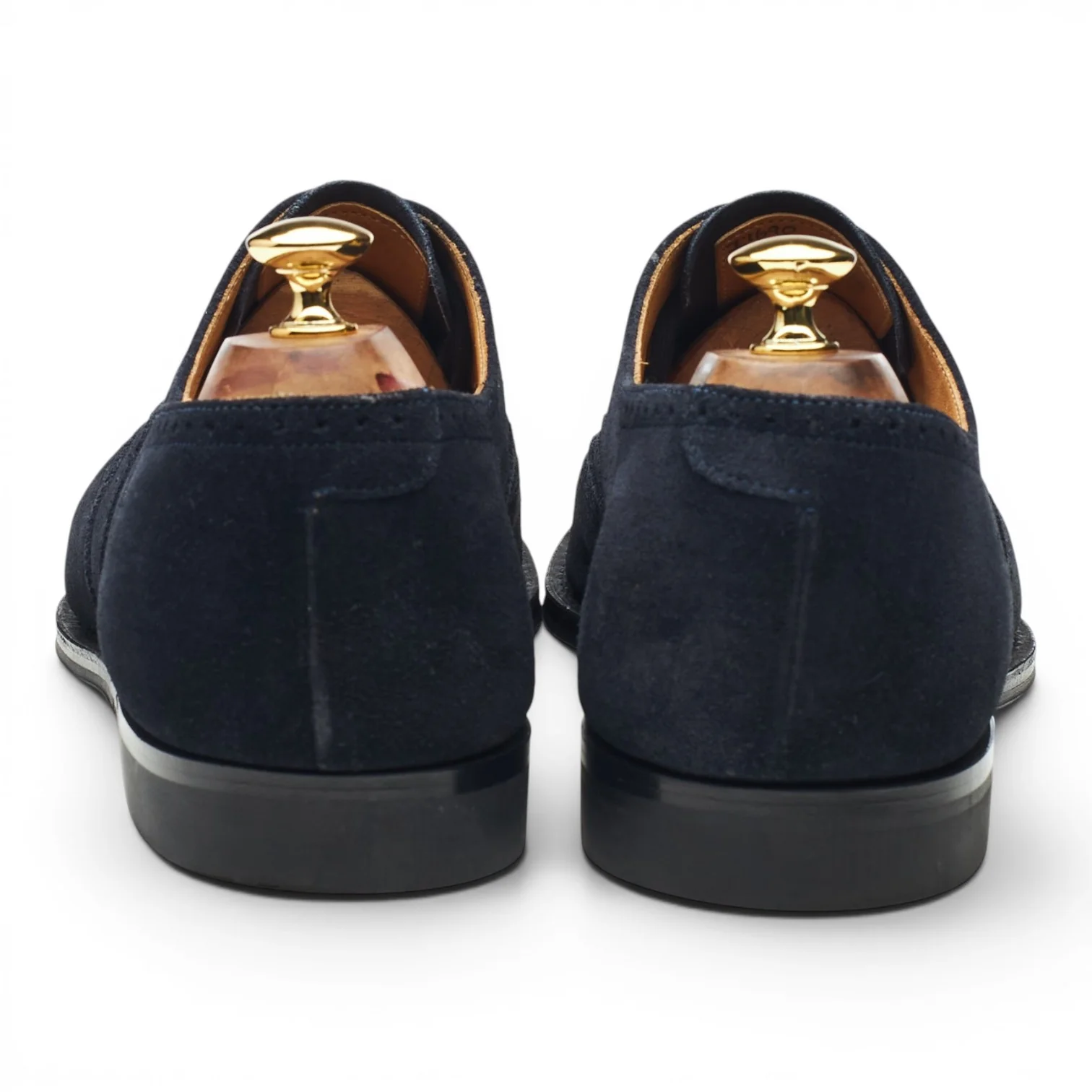'Berlin' Navy Blue Suede Oxford Brogues UK 9.5 G - Image 4