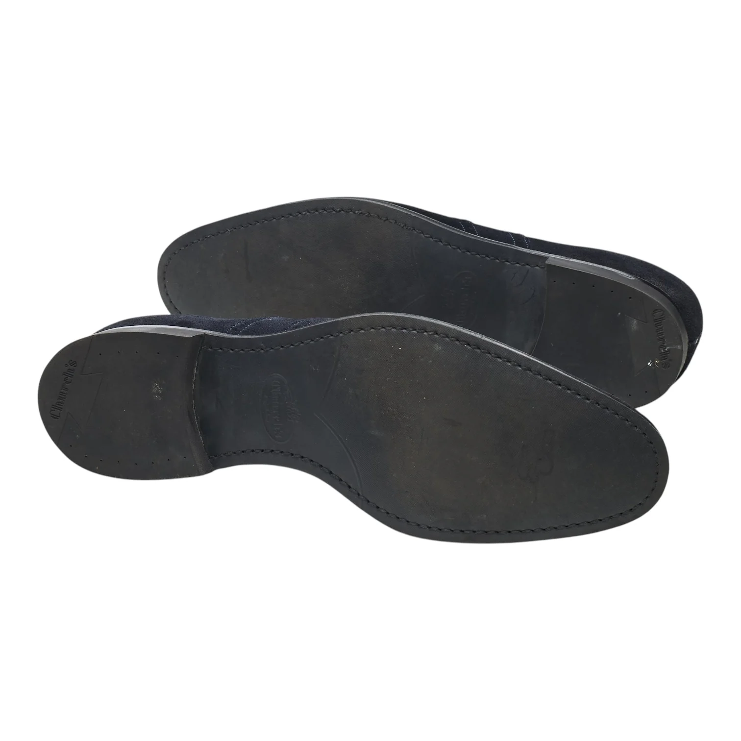 'Berlin' Navy Blue Suede Oxford Brogues UK 9.5 G - Image 5
