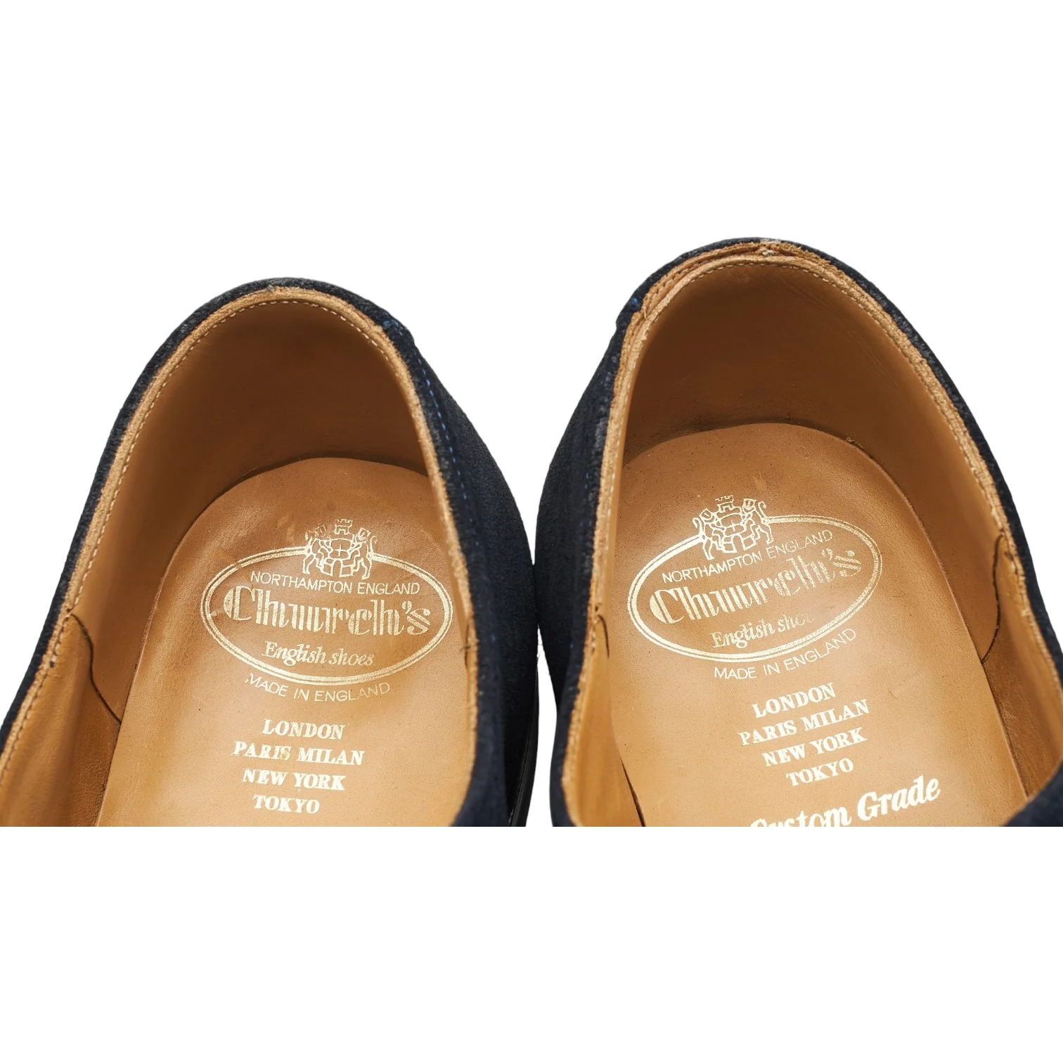 'Berlin' Navy Blue Suede Oxford Brogues UK 9.5 G - Image 6