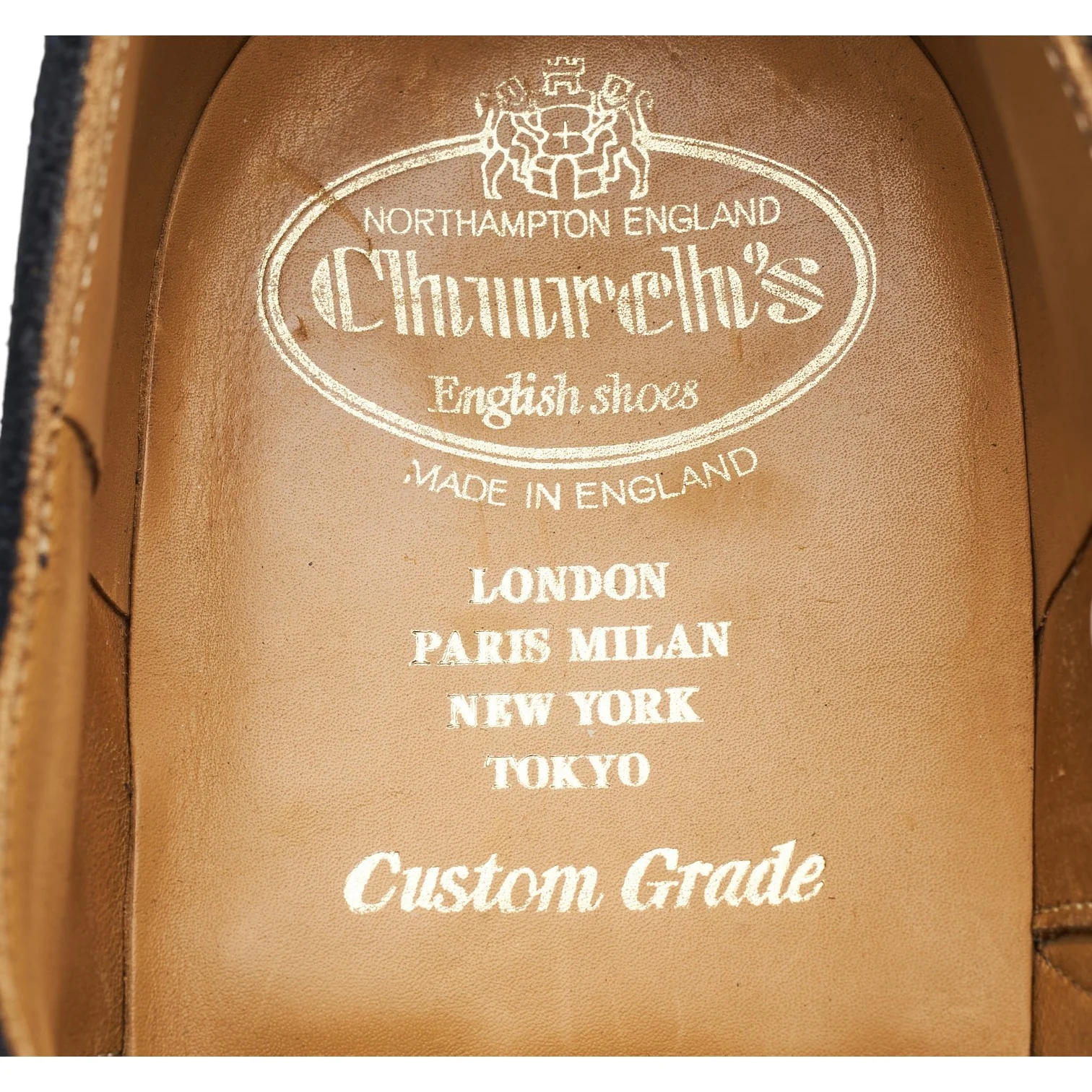 'Berlin' Navy Blue Suede Oxford Brogues UK 9.5 G - Image 7