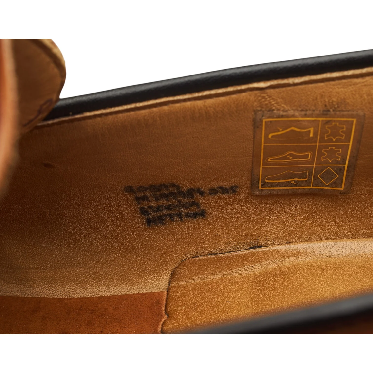 'Netton' Tan Brown Leather Loafers UK 9 G - Image 7