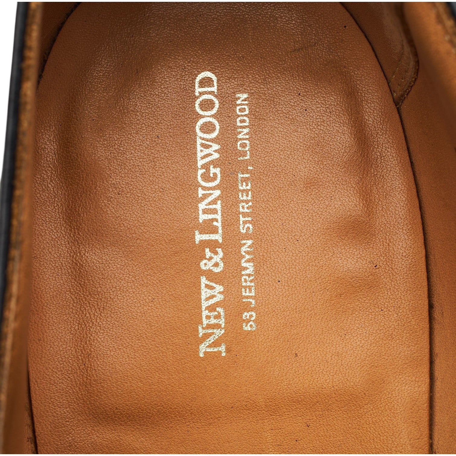 New & Lingwood Black Leather Oxford UK 9 E - Image 6