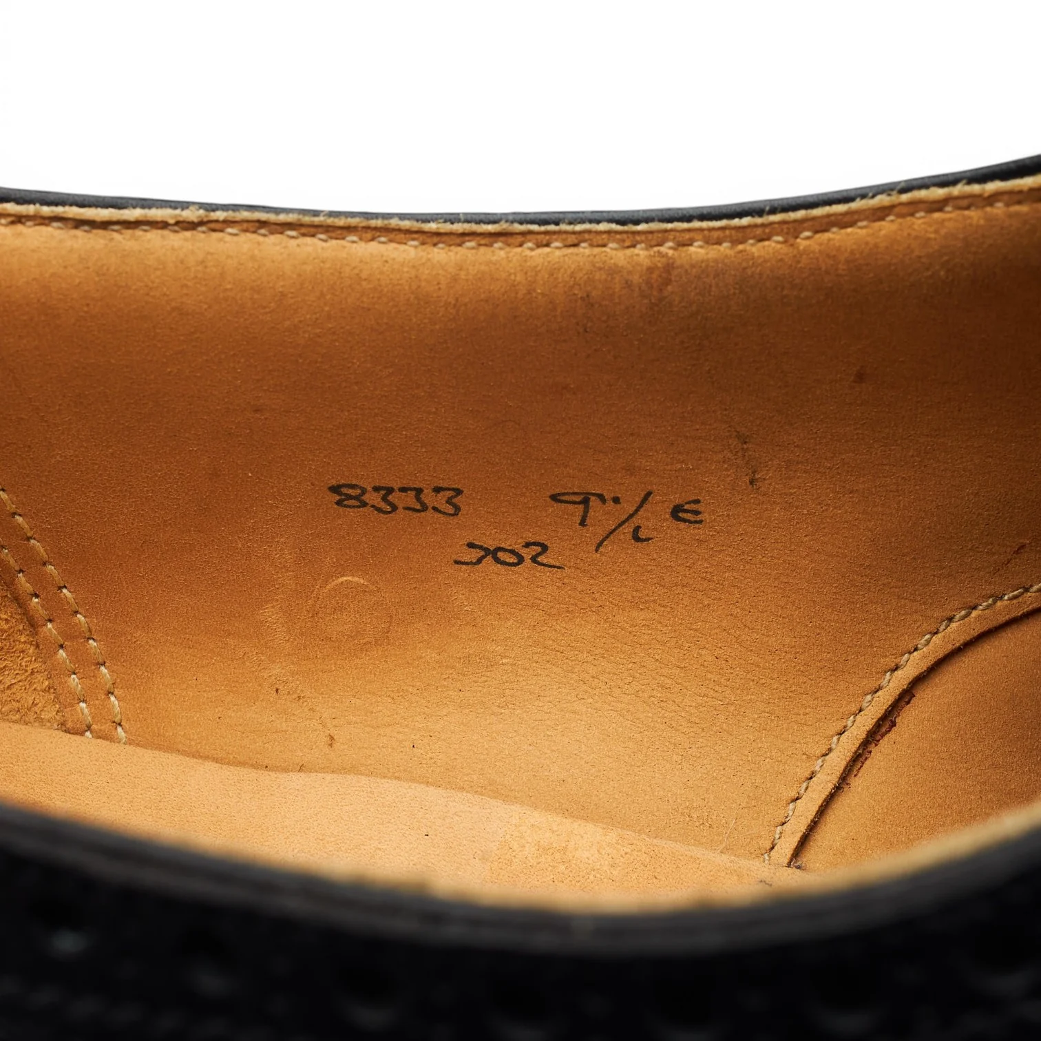 New & Lingwood Black Leather Slip On Brogue Loafers UK 9.5 E - Image 7