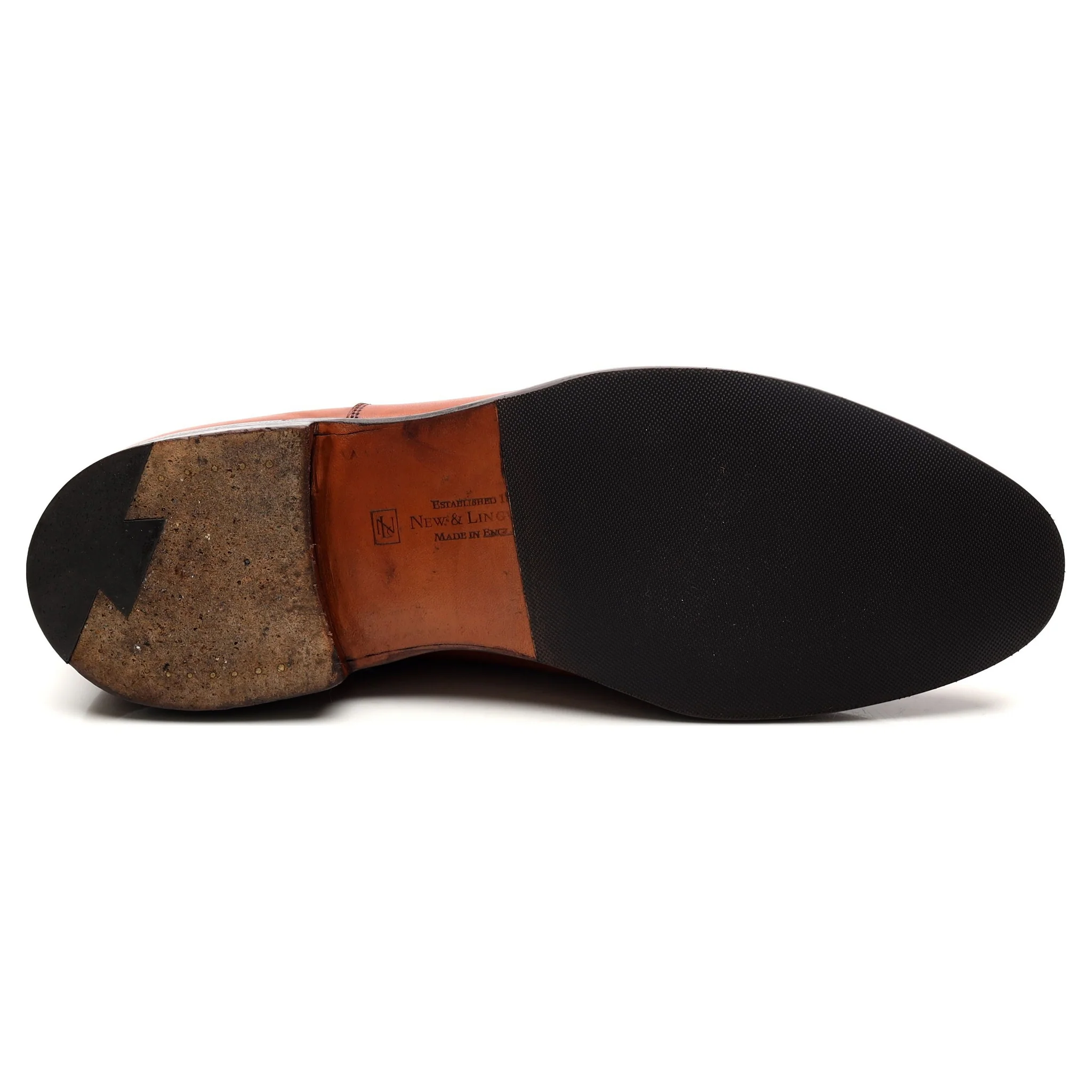 New & Lingwood Tan Brown Leather Oxford UK 8.5 E - Image 11