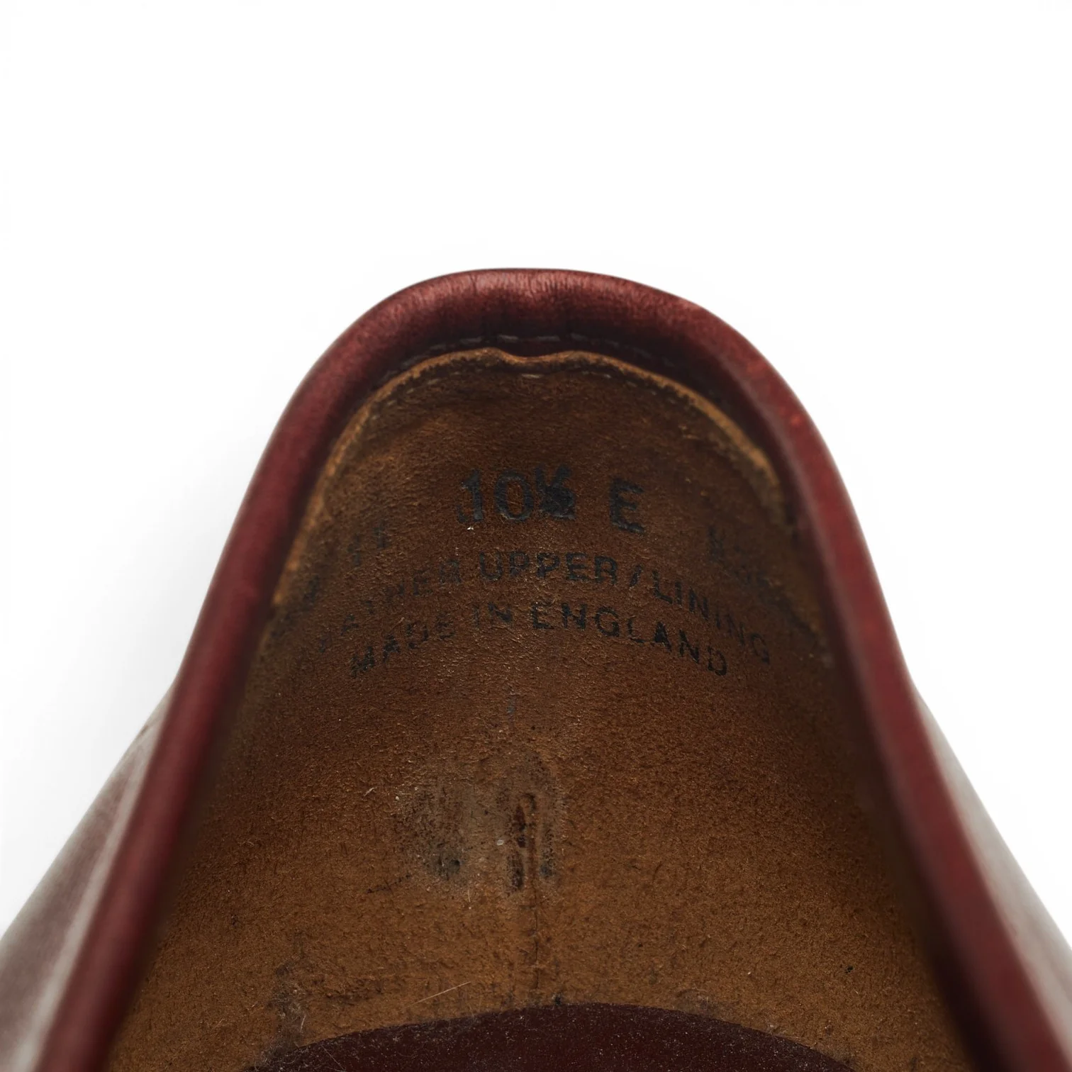 New & Lingwood Burgundy Leather Penny Loafers UK 10.5 E - Image 7