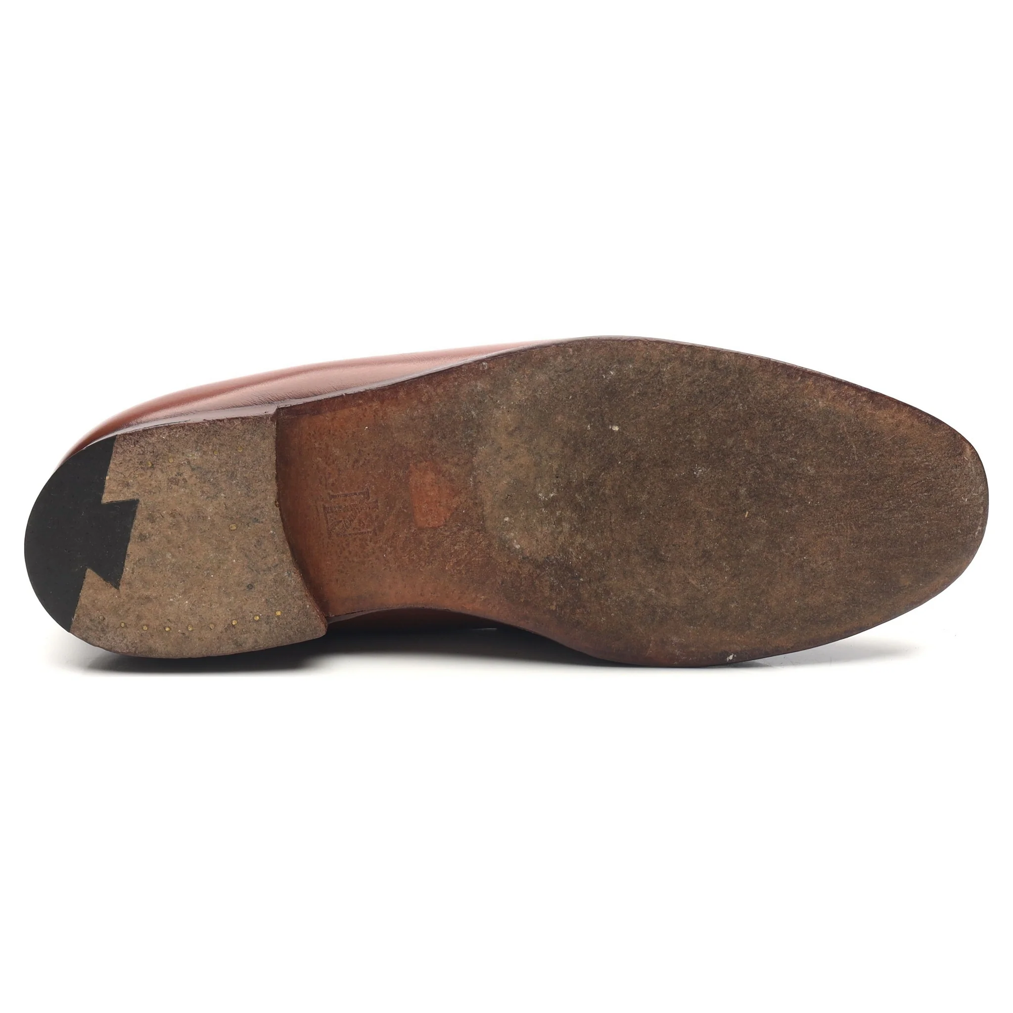 New & Lingwood Brown Leather Butterfly Loafers UK 9.5 E - Image 11