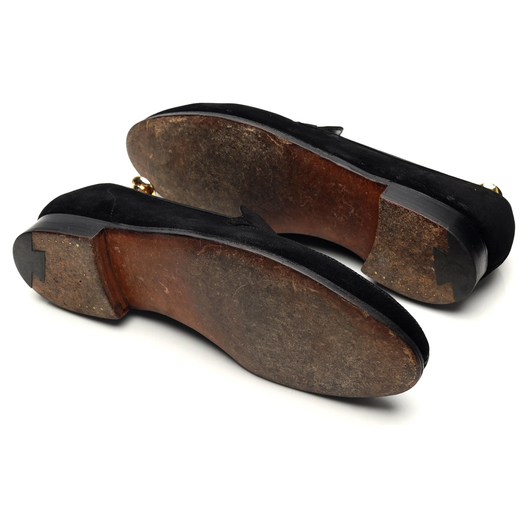 New & Lingwood 'Eton' Black Suede Slip On Loafers UK 9.5 E - Image 5