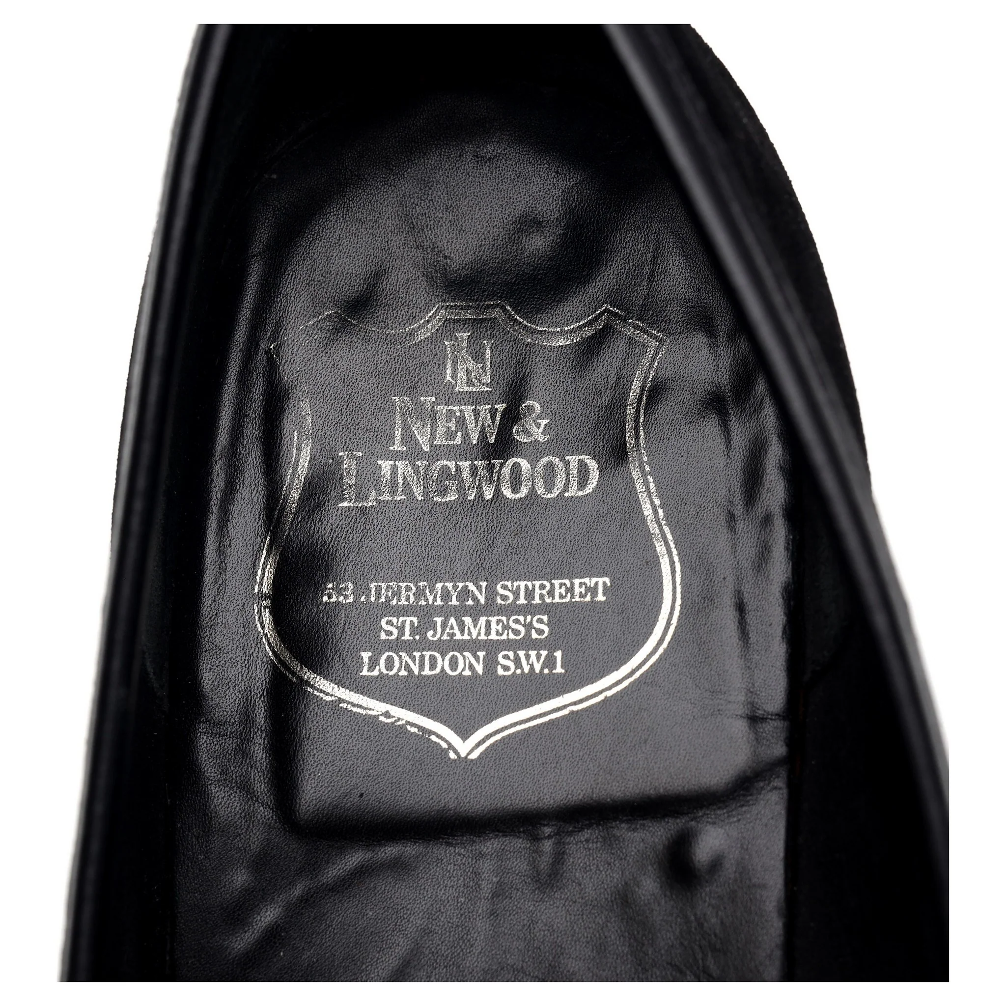 New & Lingwood 'Eton' Black Suede Slip On Loafers UK 9.5 E - Image 7