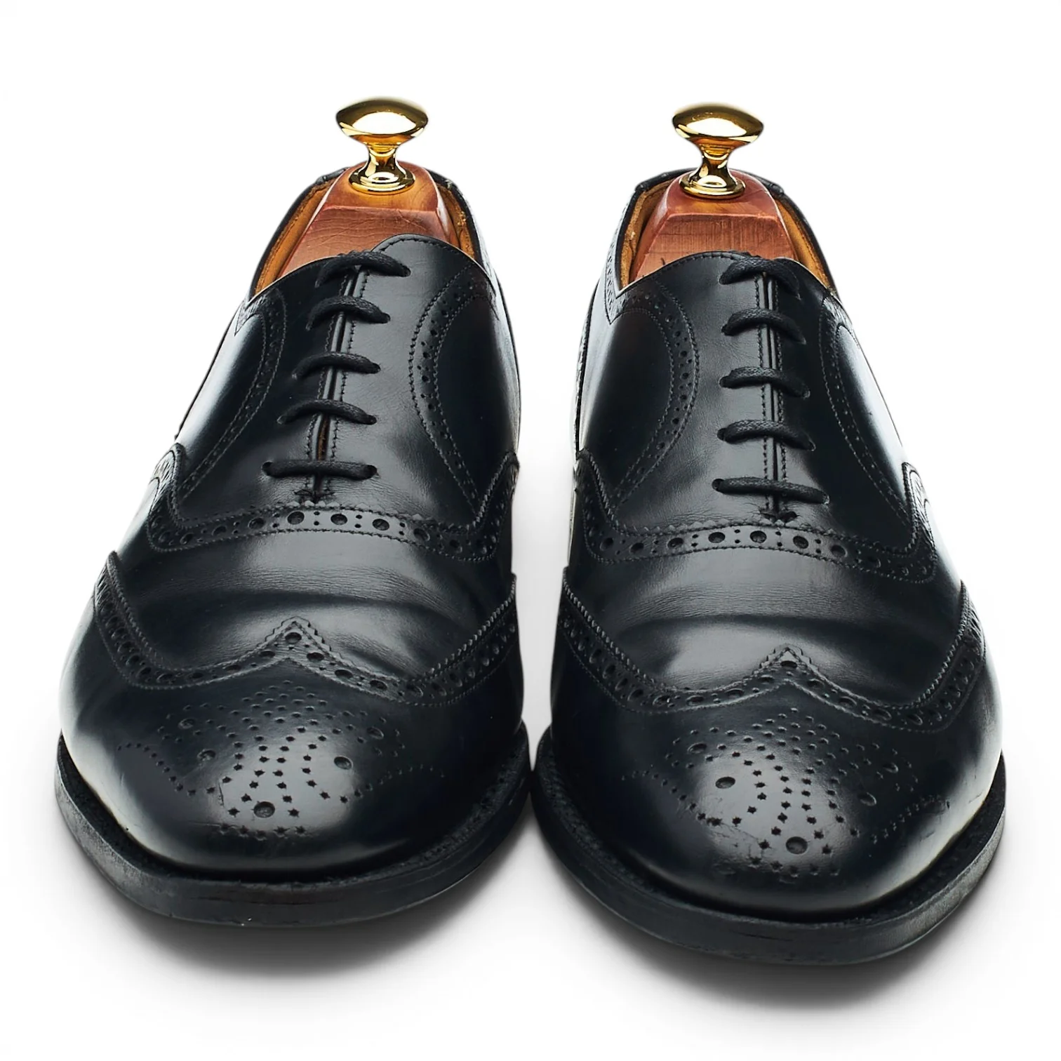 New & Lingwood 'Westgate' Black Leather Oxford Brogues UK 9 E - Image 2