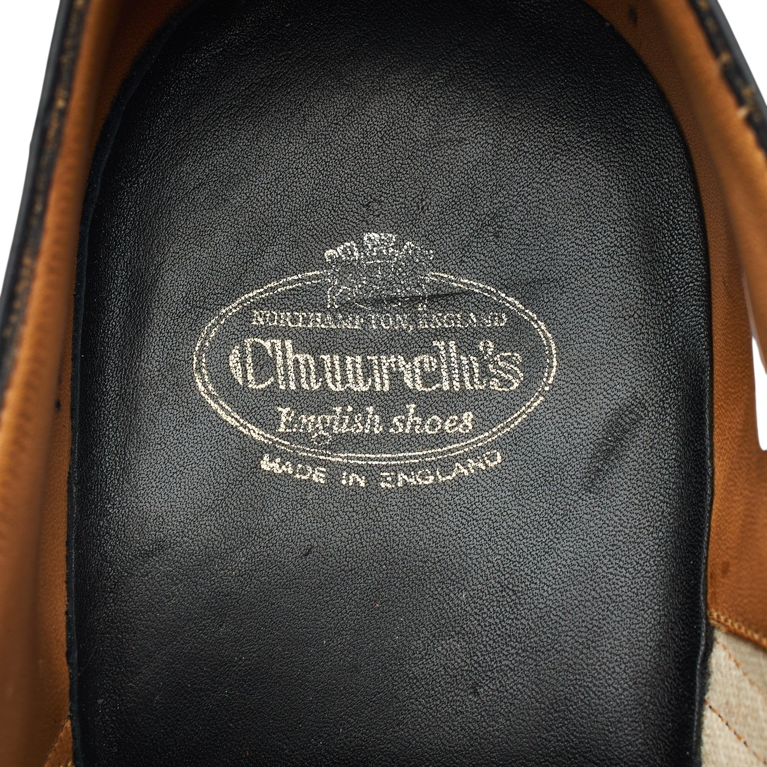 'New York' Black Leather Oxford Brogues UK 8.5 G - Image 6