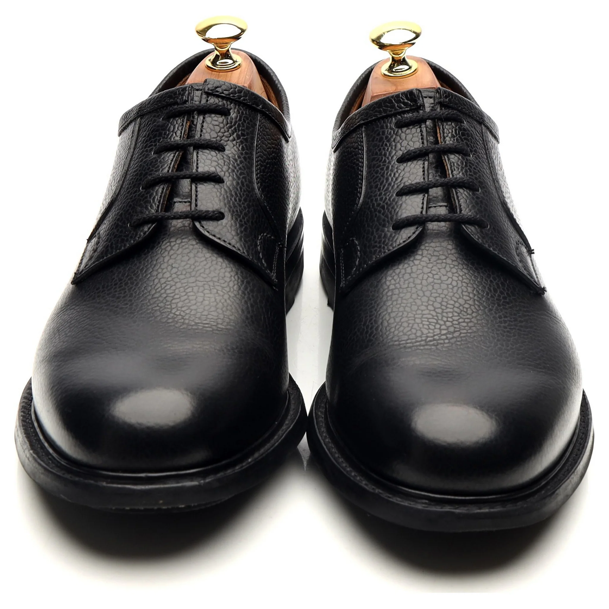 'Newbridge 2' Black Leather Derby UK 8 G - Image 9