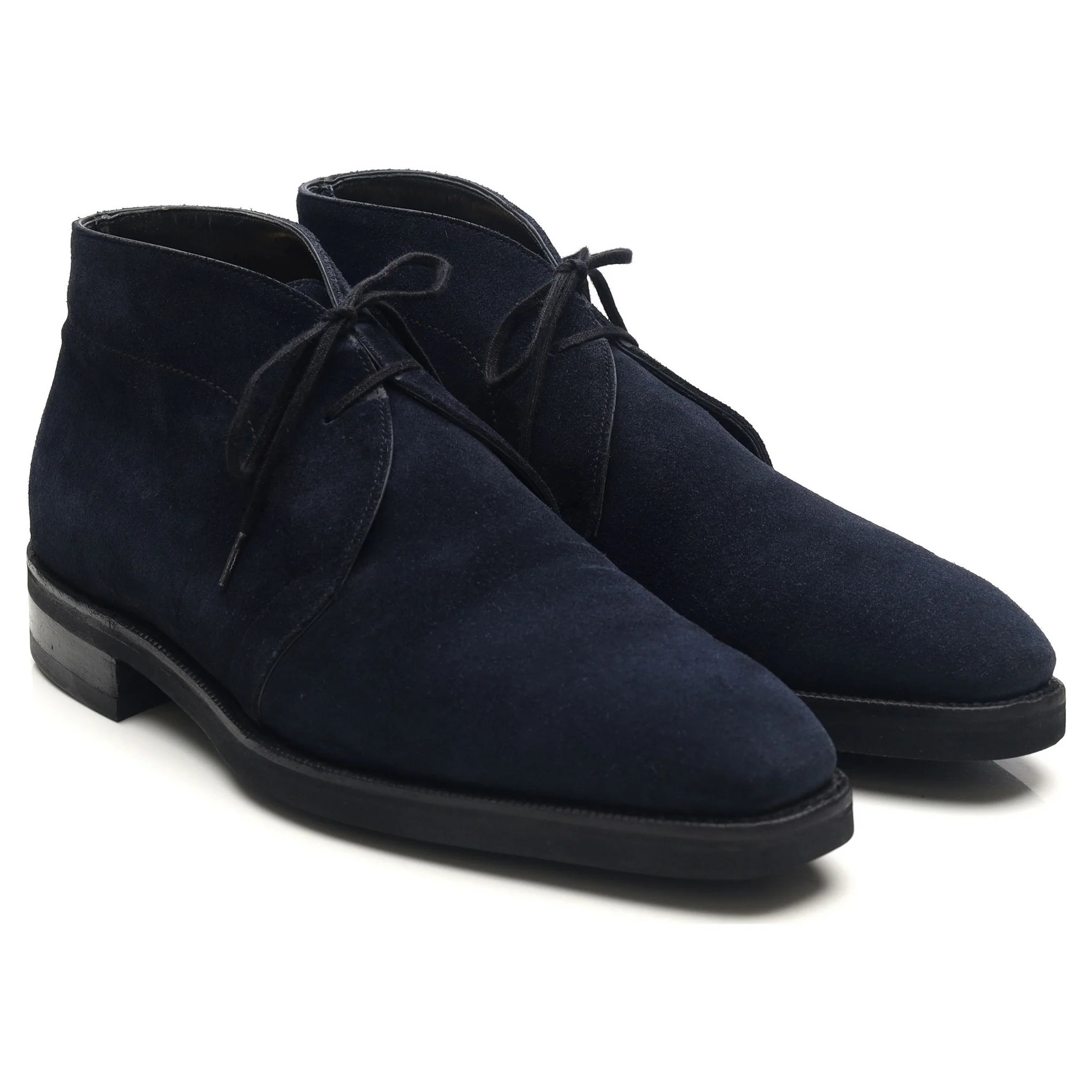 Navy Blue Suede Chukka Boots UK 8.5 - Image 7