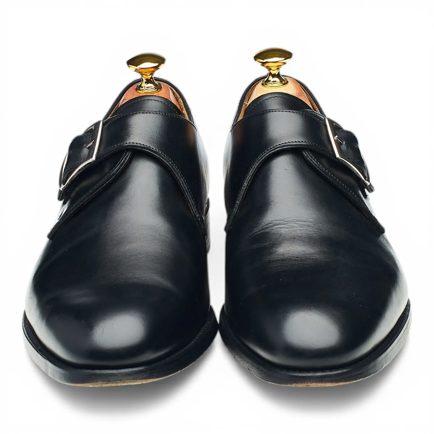 'Northcote' Black Leather Monk Strap UK 7 G - Image 2